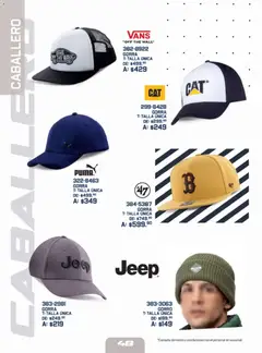 Vista previa de Andrea catálogo Active Zone, nuevo folleto de la tienda, válido en México a partir del 23.11.2025 | Página: 48 | Productos: Gorra