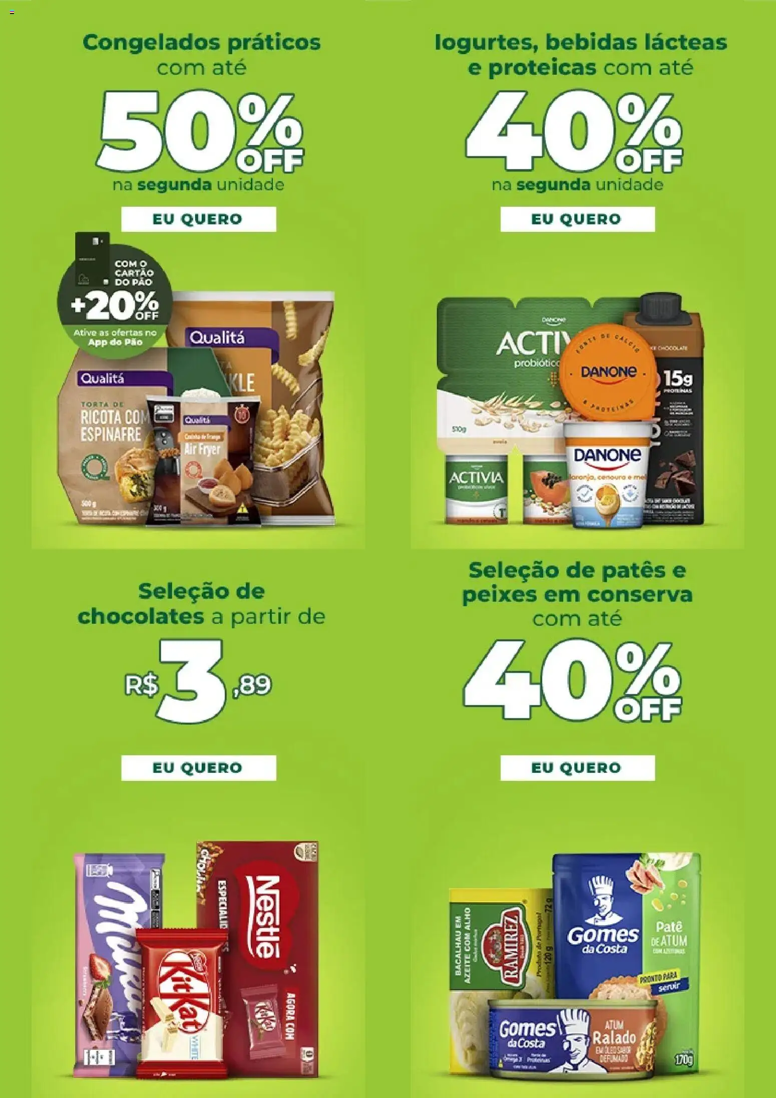 Pão de Açúcar Folheto - válido de 23.03.2026 | Página: 2 | Produtos: Alho, Espinafre, Pão, Atum