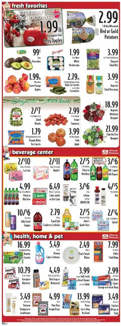 Preview of Piggly Wiggly weekly ads valid from 10.12.2025 | Page: 4 | Products: Mushrooms, Apples, Pads, Carrot