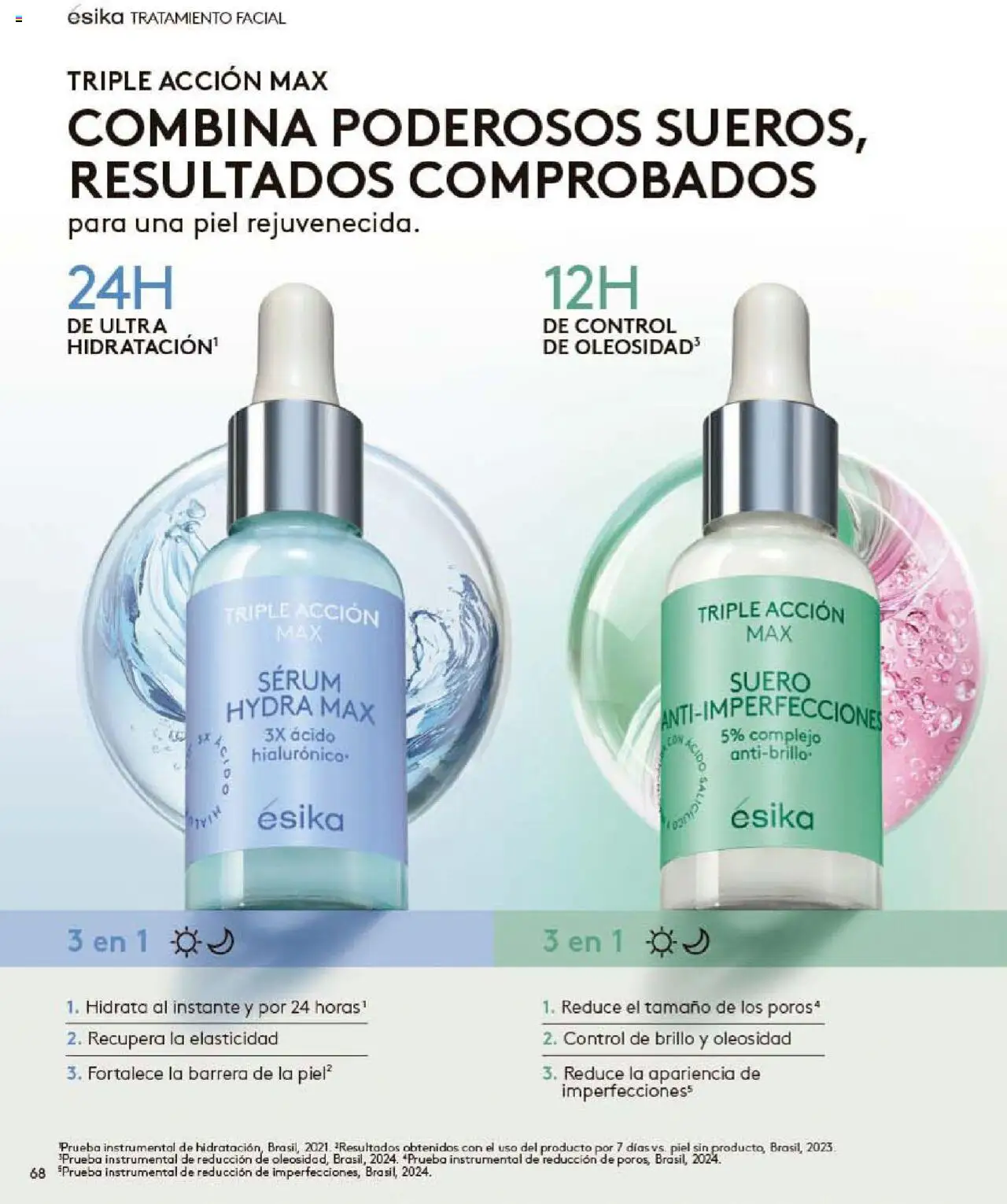Ésika revista - valida desde el 24.09.2025 | Página: 68 | Productos: Serum, Brillo