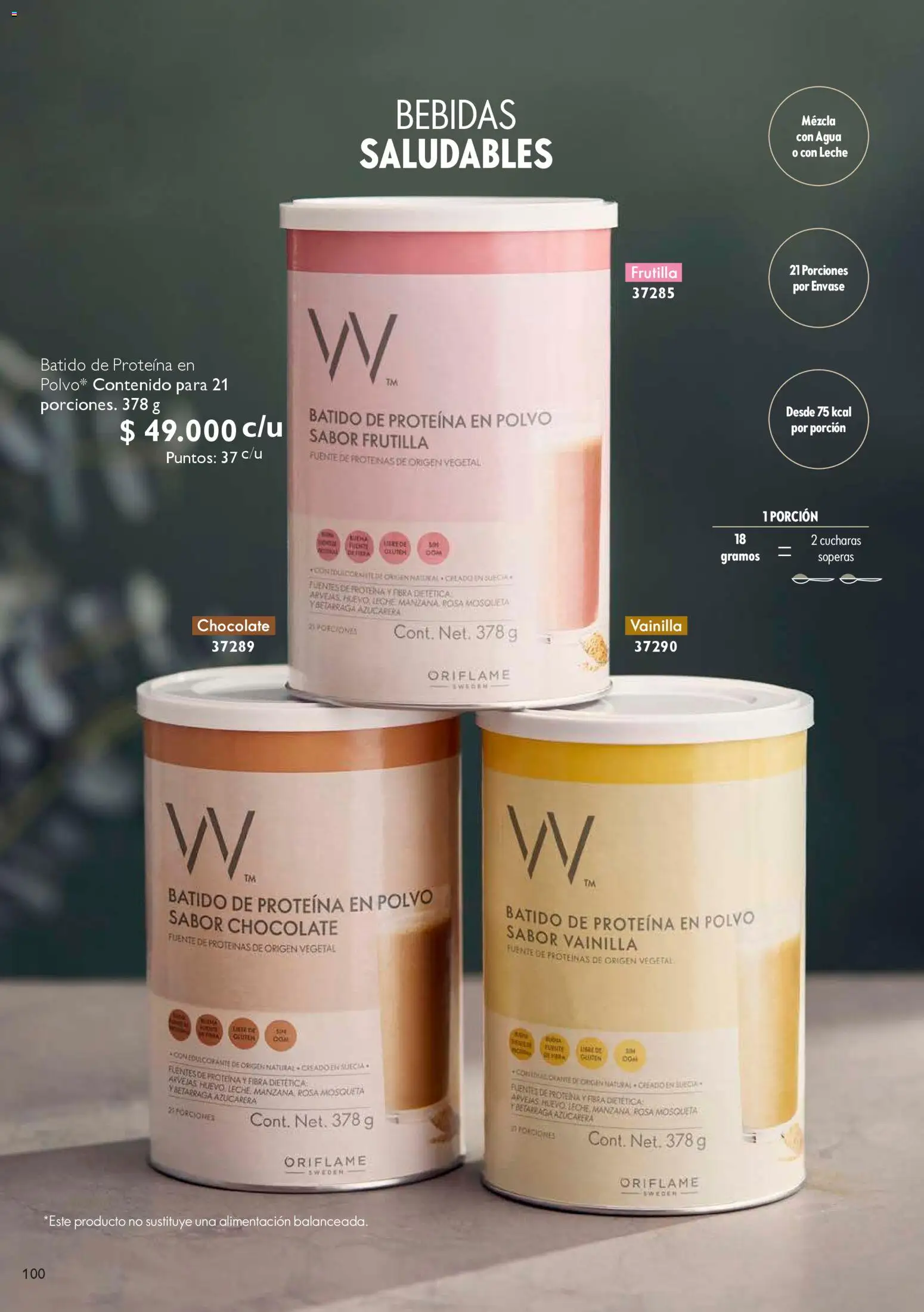 Oriflame catálogo │ válido desde el 06.12.2025 | Página: 100 | Productos: Huevo, Polvo, Leche, Frutilla