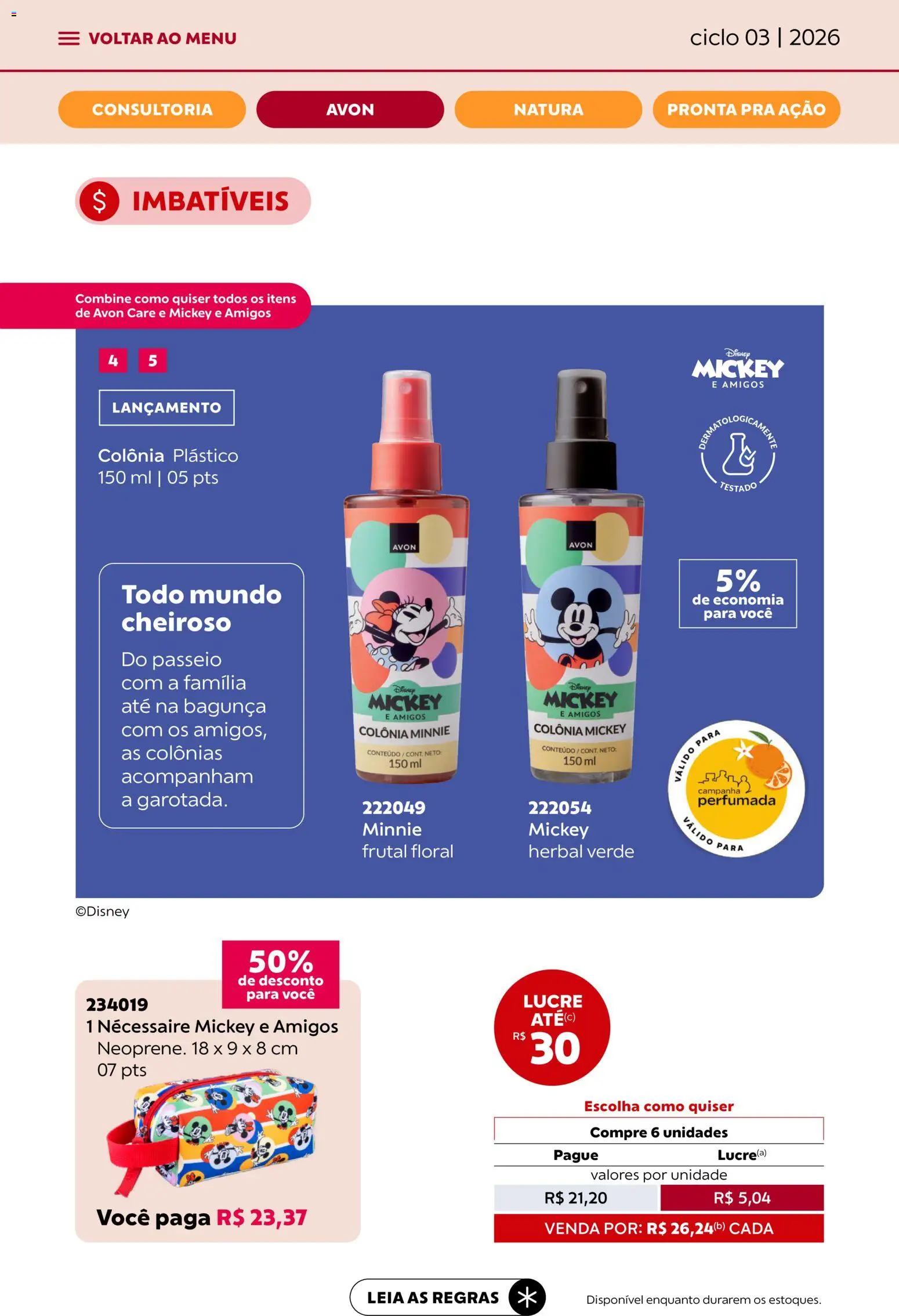 Avon Folheto - válido de 15.01.2026 | Página: 19 | Produtos: Necessaire