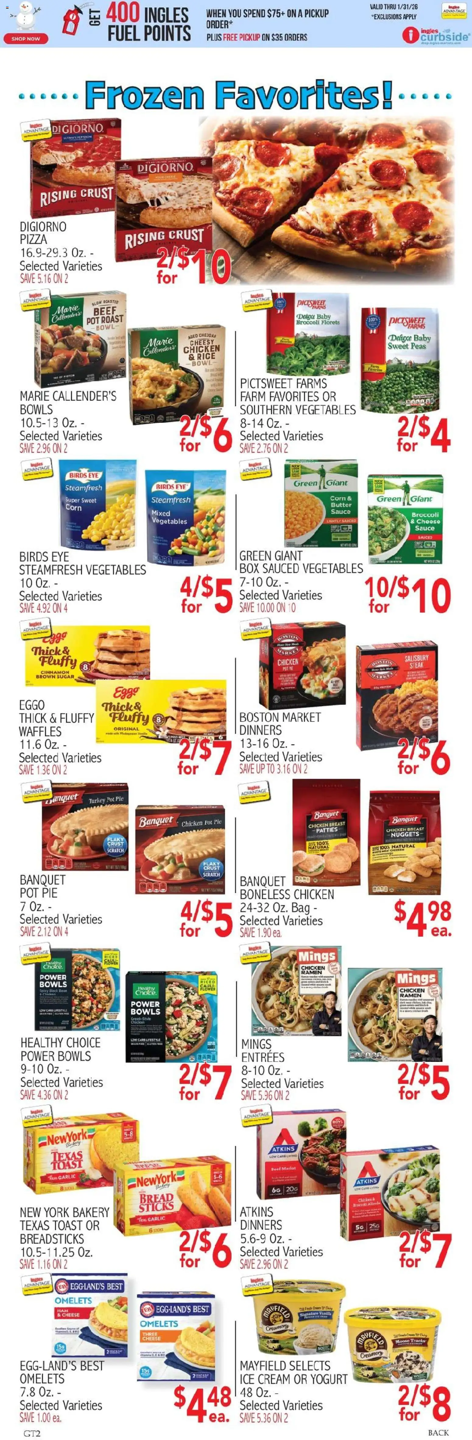 Ingles - Weekly flyer - valid from 21.01.2026 | Page: 6 | Products: Broccoli, Cheese, Cream, Garlic