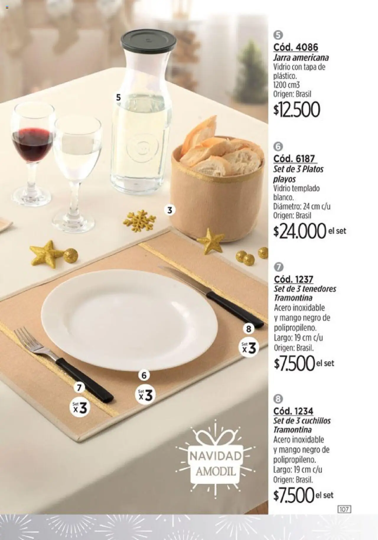 Catálogo Amodil Campaña 17/2025 │ válido desde el 14.10.2025 | Página: 107 | Productos: Jarra, Mango