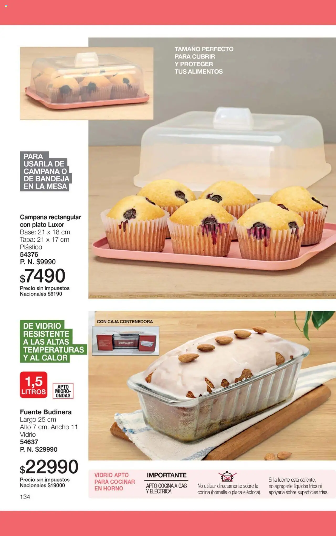 Gigot catálogo │ válido desde el 01.10.2025 | Página: 140 | Productos: Budinera, Horno, Sobre, Caja