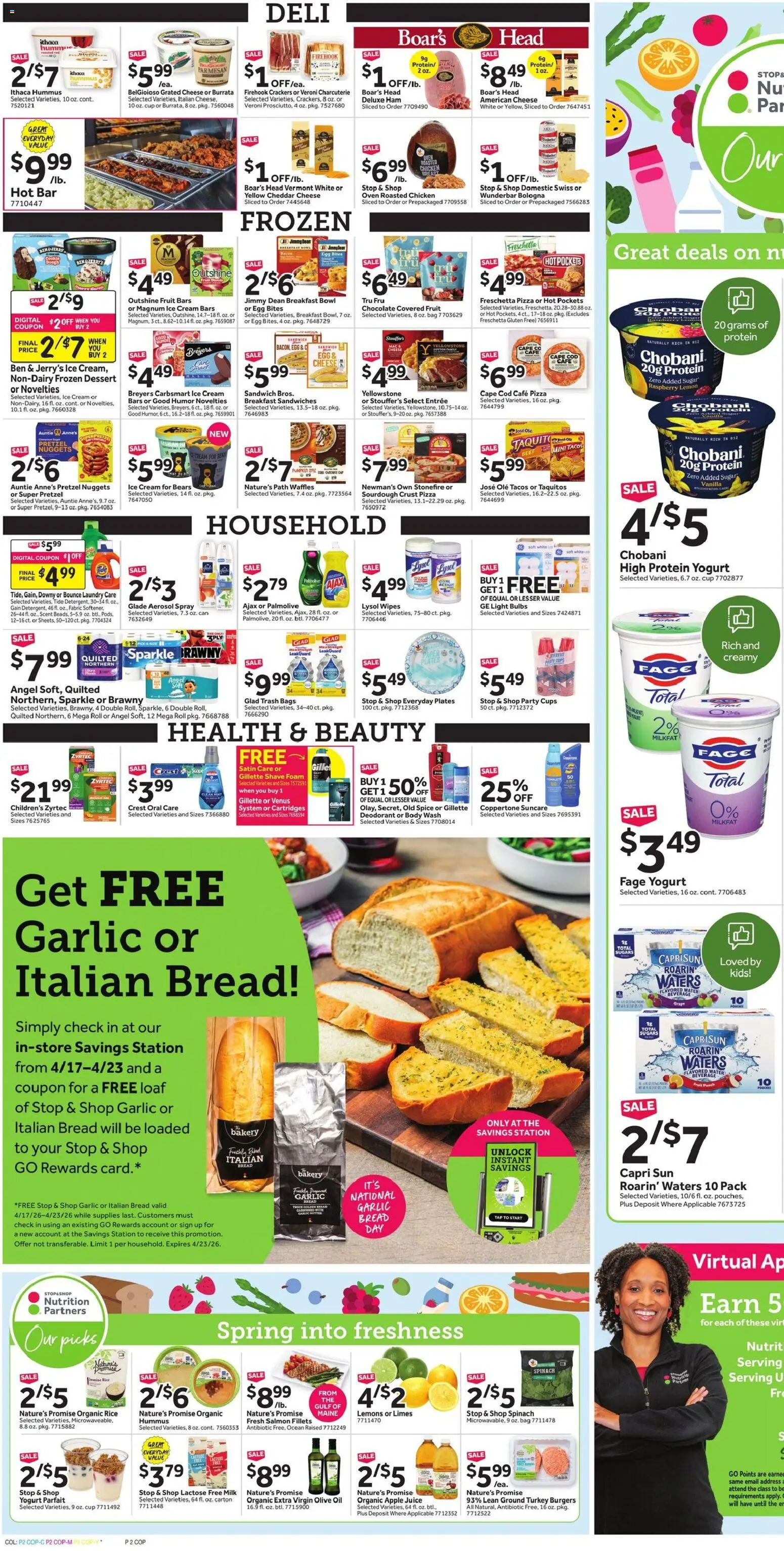 Stop & Shop Weekly Circular - NY - valid from 17.04.2026 | Page: 4 | Products: Yogurt, Bread, Ham, Beef