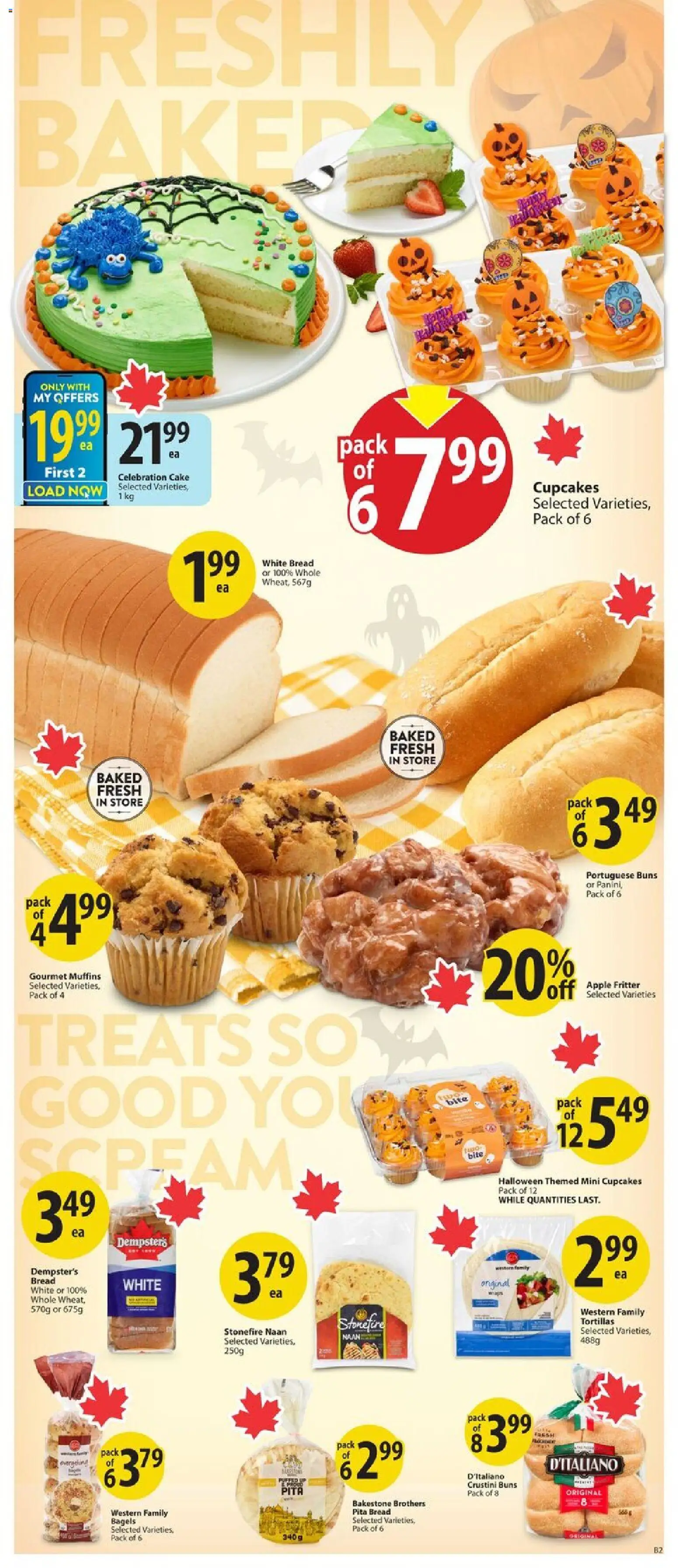 Save on foods flyer valid from 23.10.2025 | Page: 10 | Products: Bread