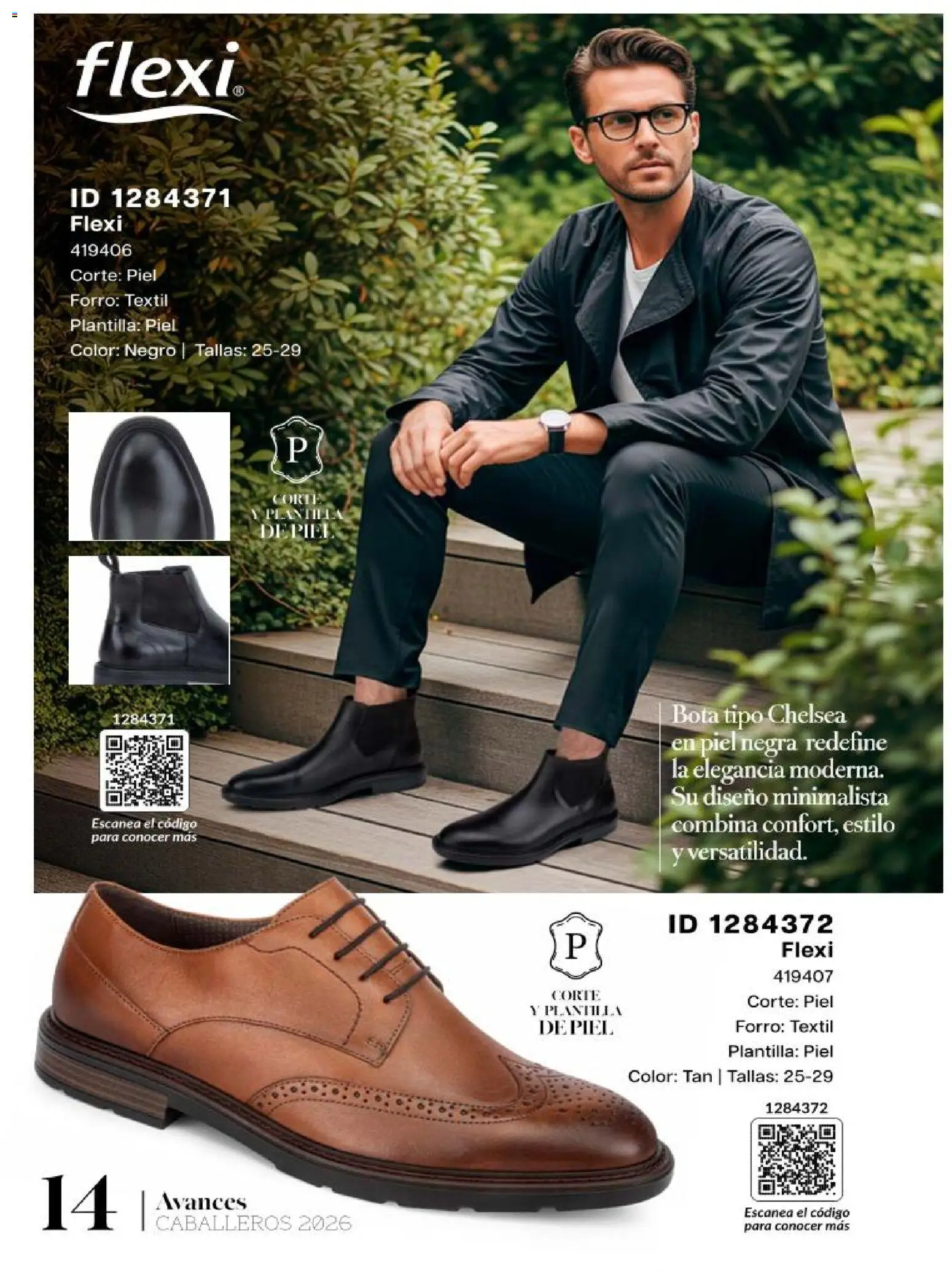 Nuevas ofertas de Price Shoes válidas en toda la República Mexicana desde el 15.11.2025. ¡Encuentra las mejores ofertas en Price Shoes catálogo Avances Caballeros 2026! | Página: 14