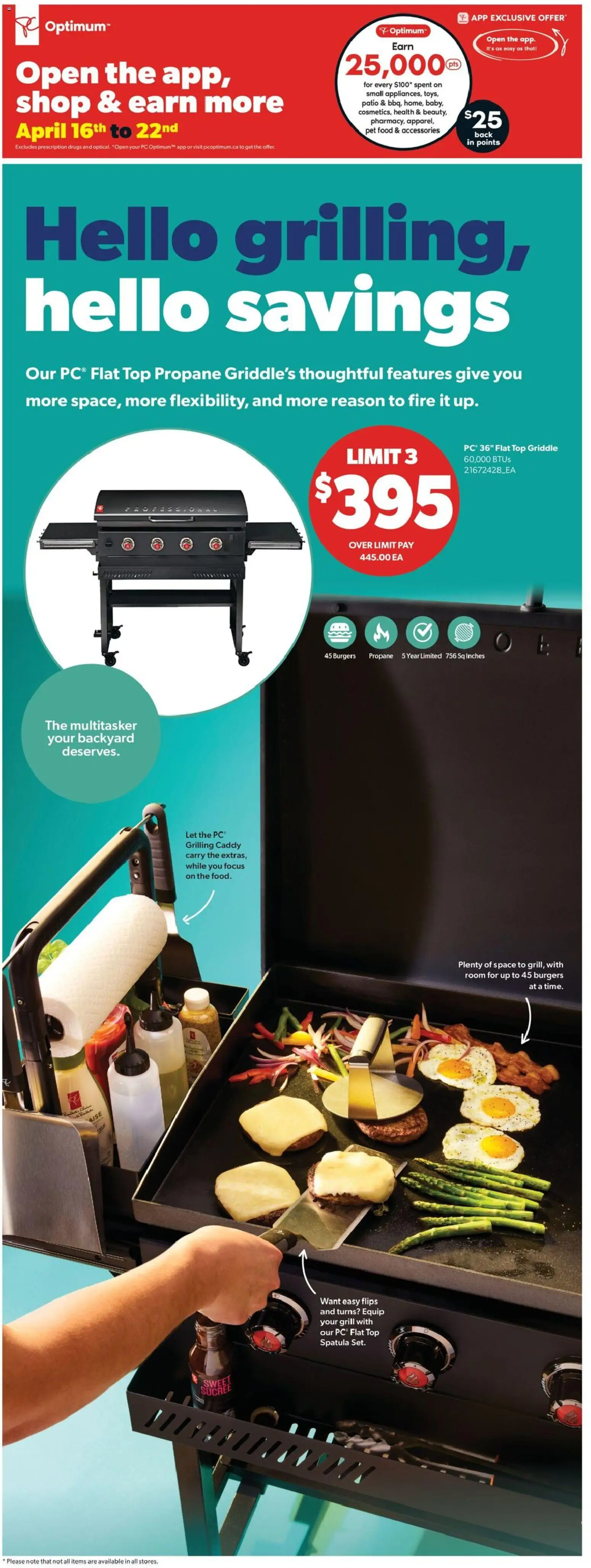 Real Canadian Superstore flyer valid from 16.04.2026 | Page: 33 | Products: PC, Grill