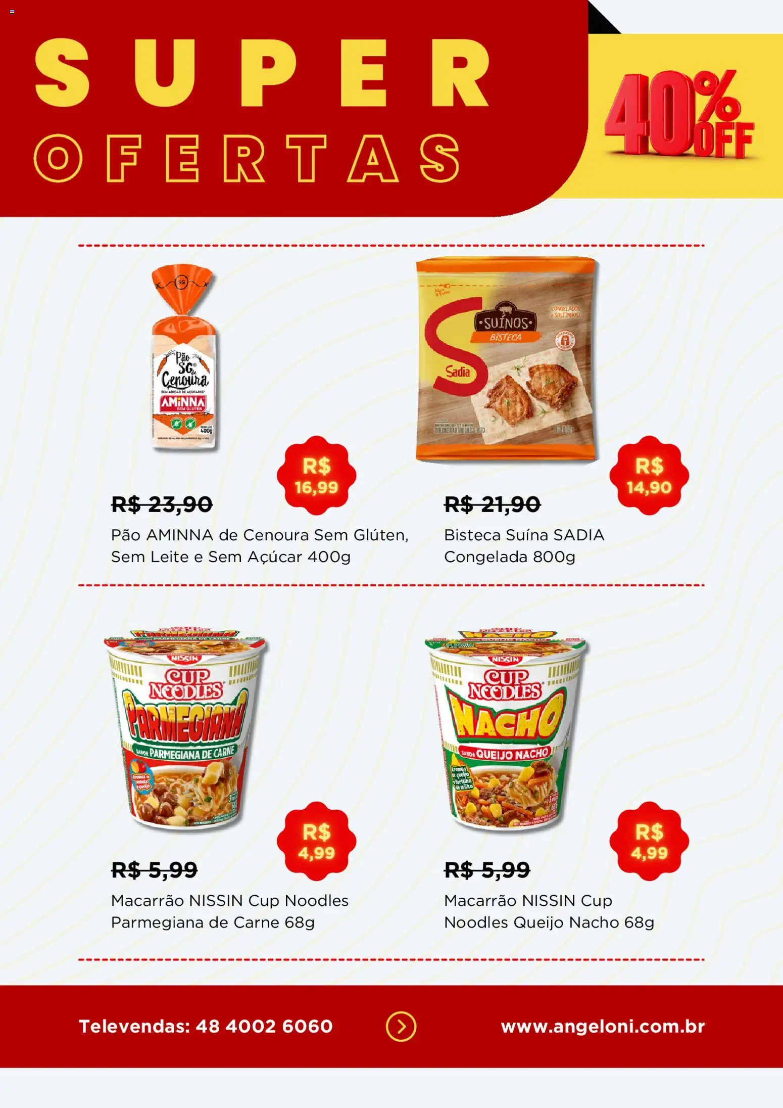 Angeloni Folheto - válido de 12.12.2025 | Página: 2 | Produtos: Leite, Queijo, Pão, Açúcar