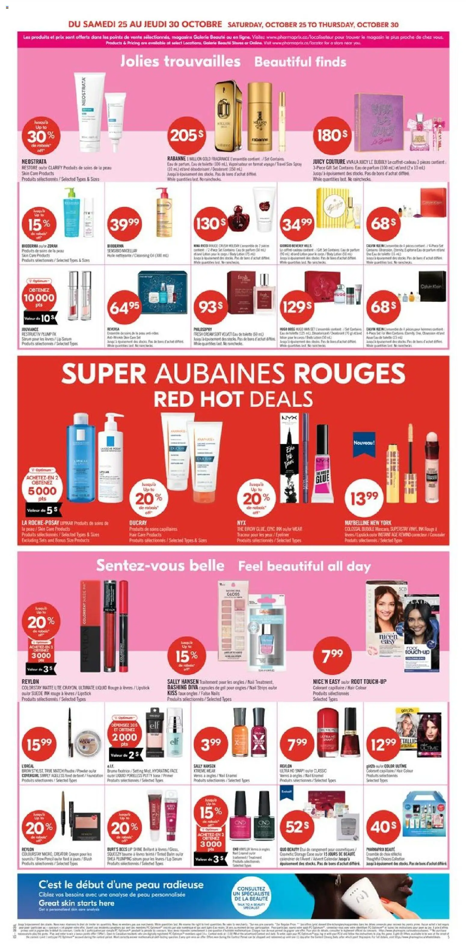 Pharmaprix flyer valid from 25.10.2025 | Page: 12 | Products: Cream, Case, Eau de toilette, Powder