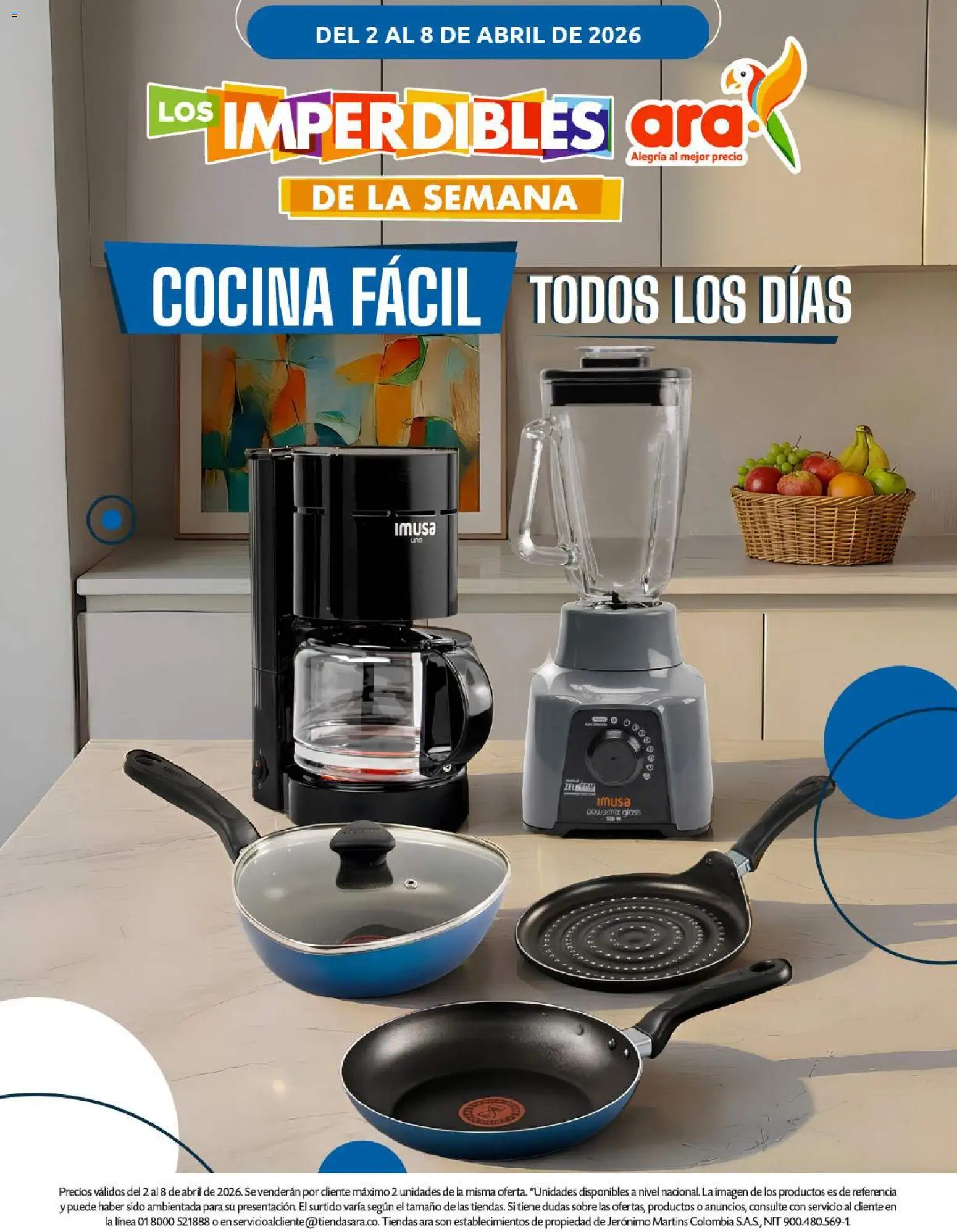 Ara revista - valida desde el 02.04.2026 | Página: 1 | Productos: Cocina, Sobre