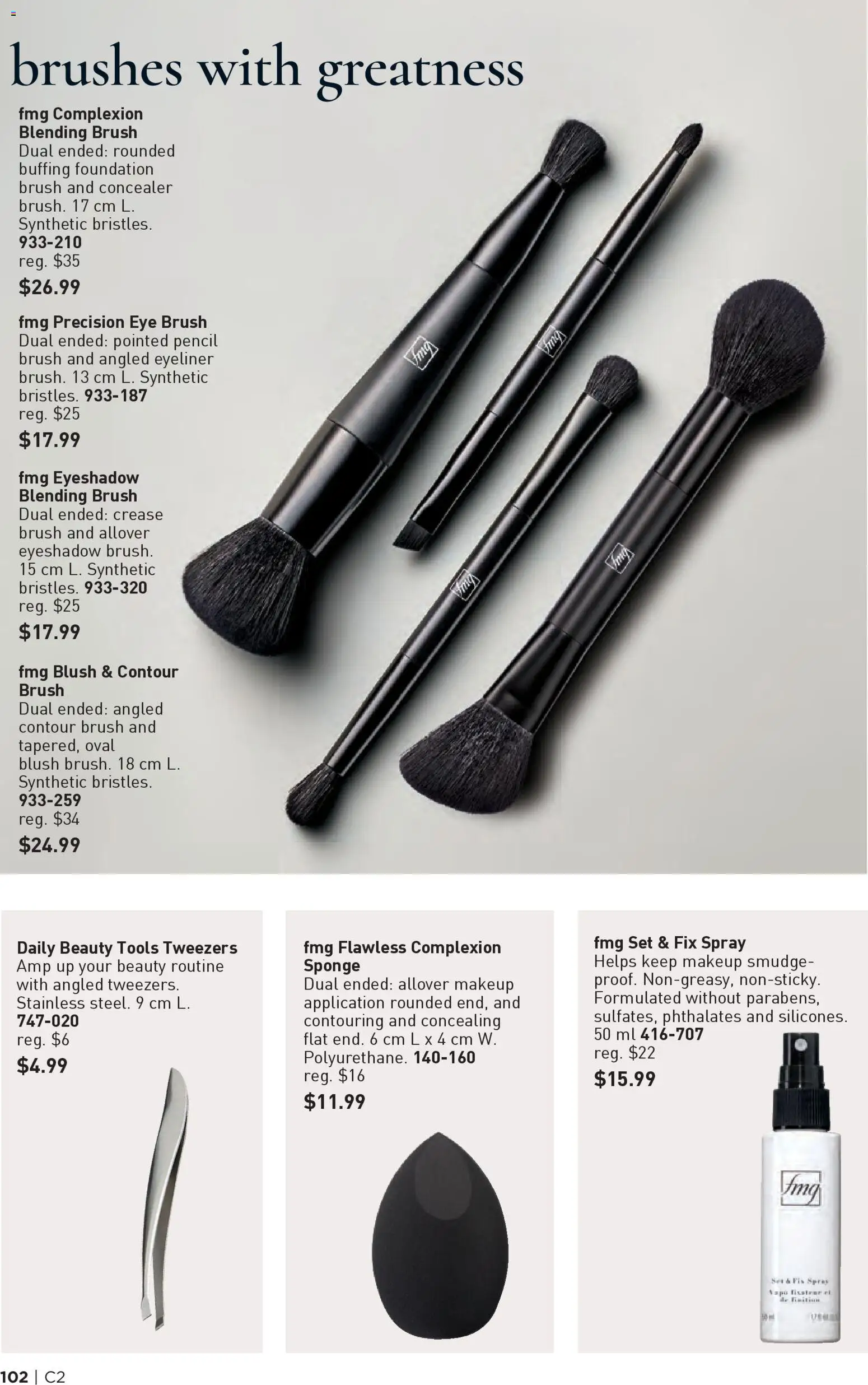 Avon flyer valid from 15.01.2026 | Page: 102 | Products: Concealer, Blush, Brush, Sponge