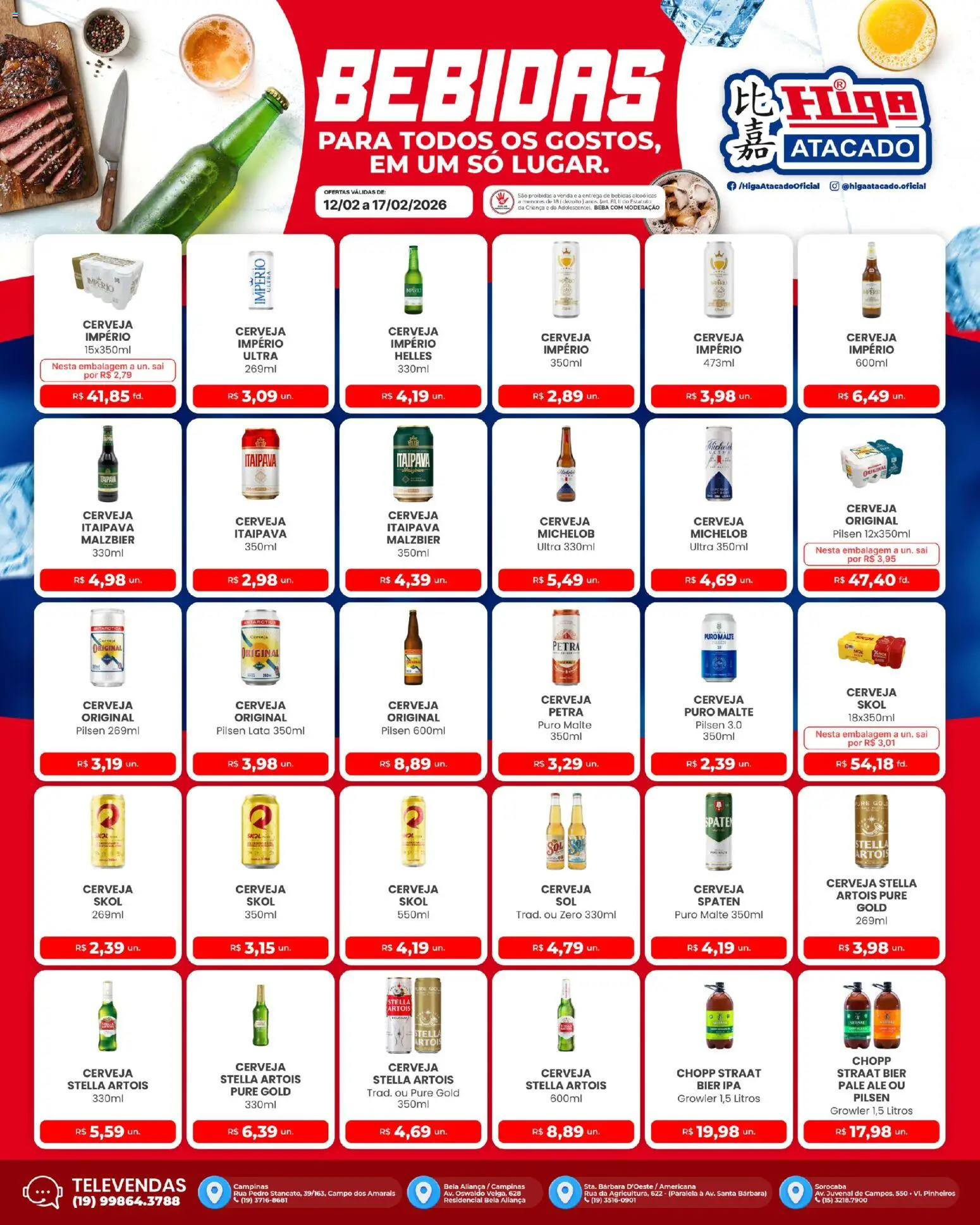 Higa Atacado Folheto - válido de 12.02.2026 | Página: 2 | Produtos: Aliança, Cerveja