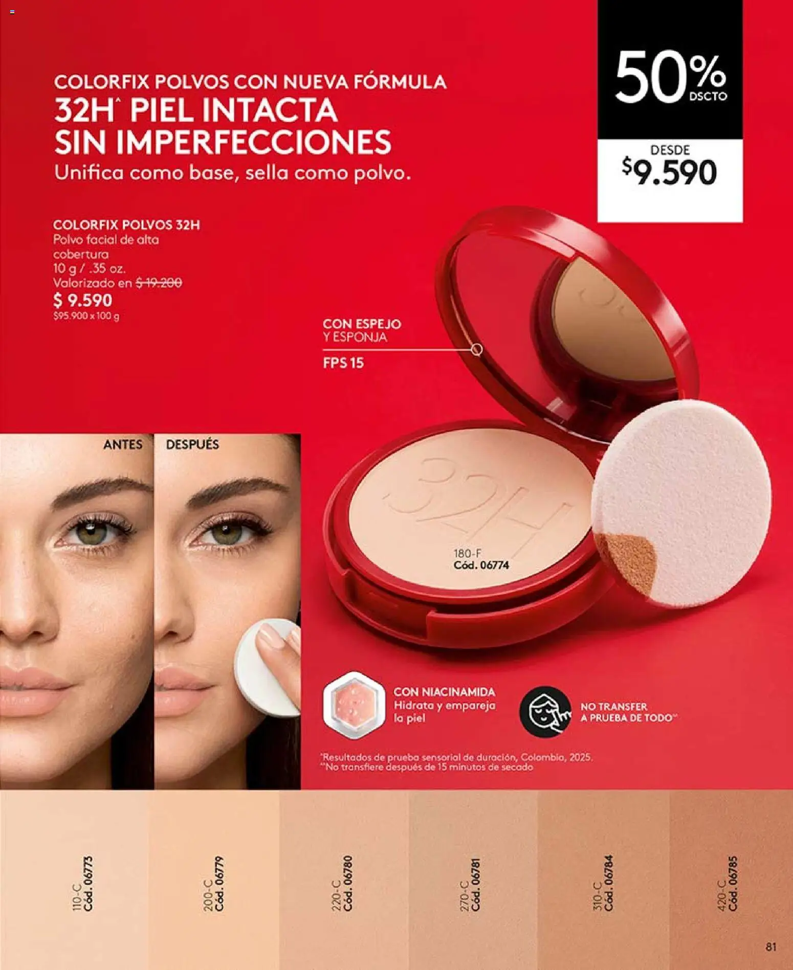 Catálogo Ésika Campaña x │ válido desde el 30.04.2026 | Página: 81 | Productos: Esponja, Espejo, Polvo