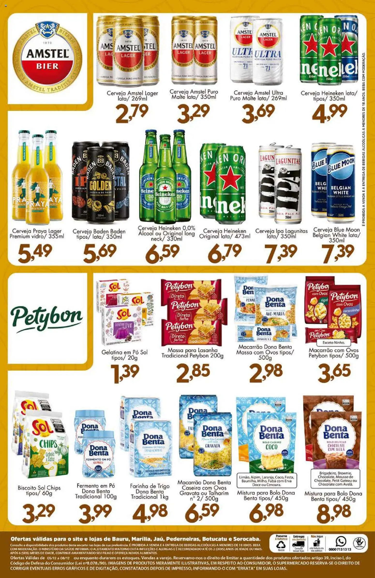 Confiança Folheto - válido de 05.12.2025 | Página: 9 | Produtos: Cerveja, Massa, Bolo, Heineken
