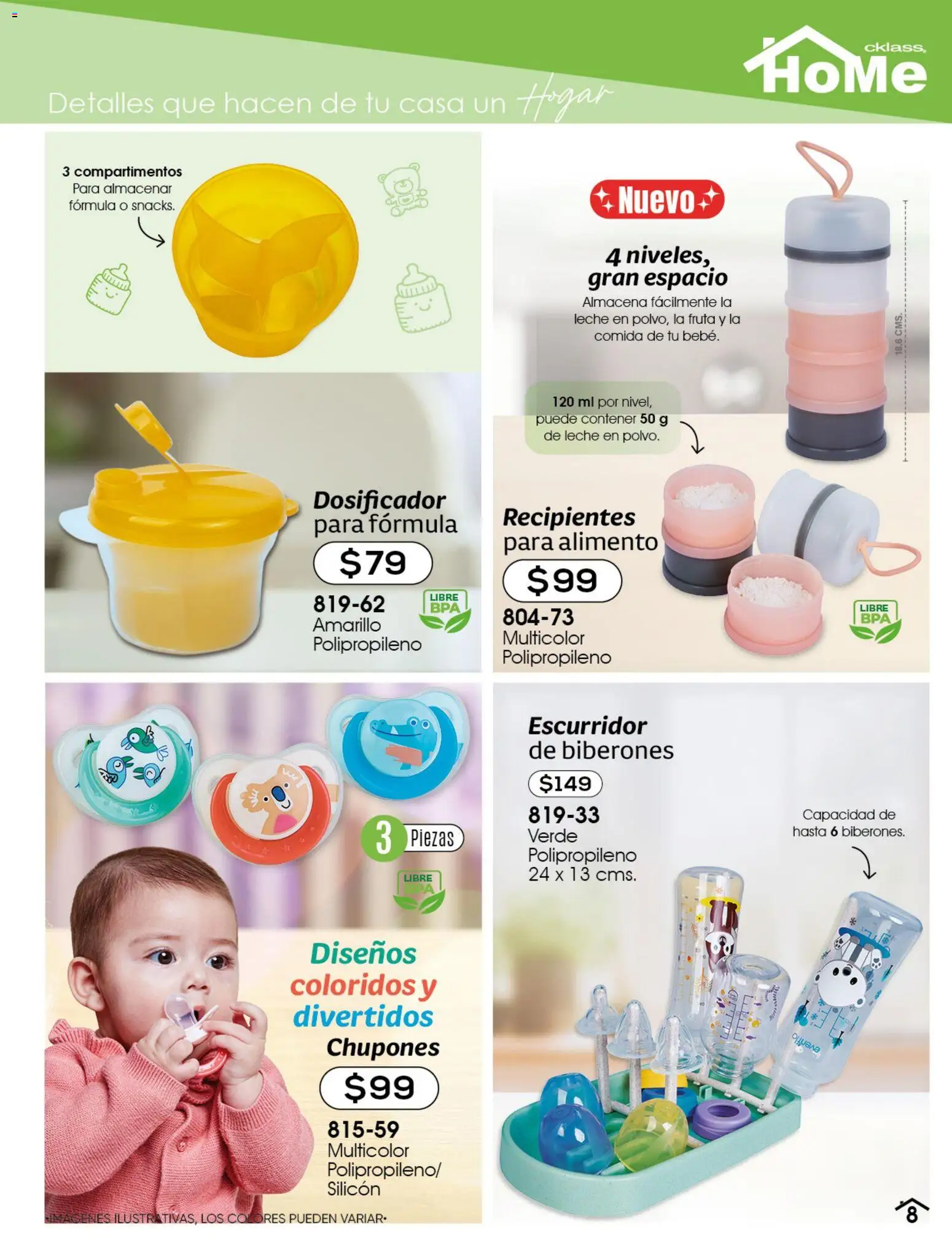 Nuevas ofertas de Cklass válidas en toda la República Mexicana desde el 02.01.2026. ¡Encuentra las mejores ofertas en Cklass catálogo Home! | Página: 9 | Productos: Leche, Escurridor