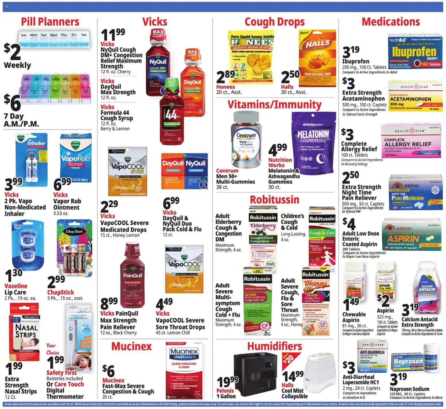 Ocean State Job Lot Weekly Ad - MA - valid from 25.12.2025 | Page: 25 | Products: Melatonin, Lemon, Thermometer