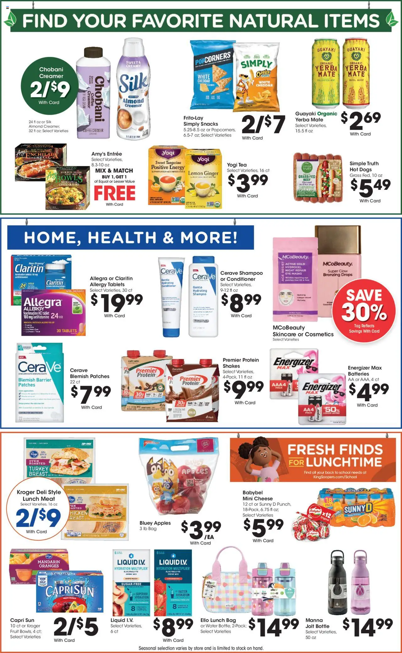 King Soopers Weekly Ad - valid from 20.08.2025 | Page: 10 | Products: Ginger, Cream, Peach, Hot Dogs