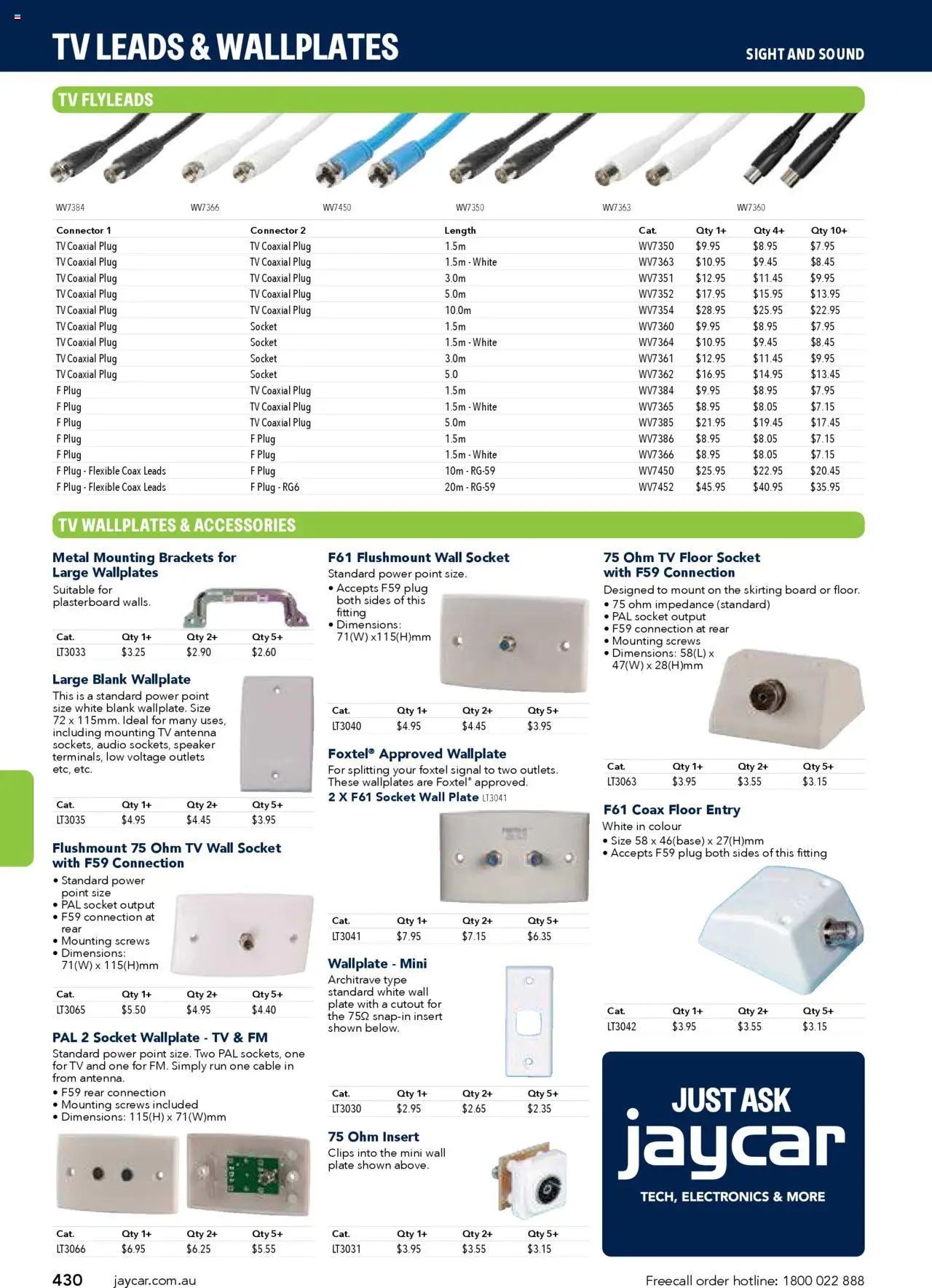 Jaycar catalogue - valid from 09.07.2025 | Page: 430 | Products: Accessories, Audio, Speaker, Clips
