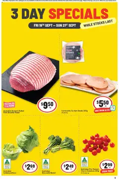 Preview of IGA 3 Day Specials SA - valid from 19.09.2025