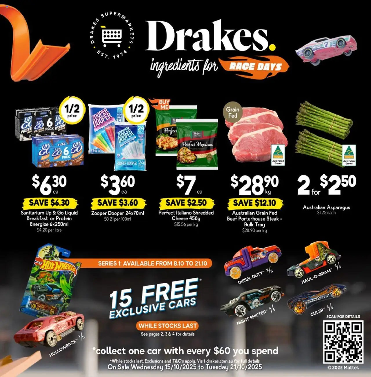 Drakes catalogue - valid from 15.10.2025 | Page: 24 | Products: Cheese, Beef, Lemon, Up & go