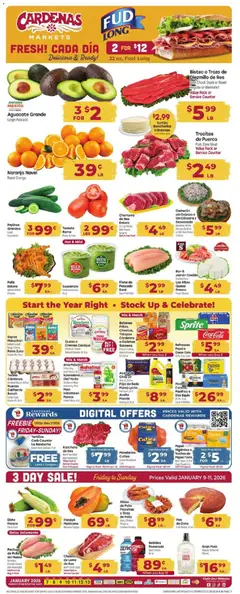 Preview of Cardenas weekly ads valid from 07.01.2026