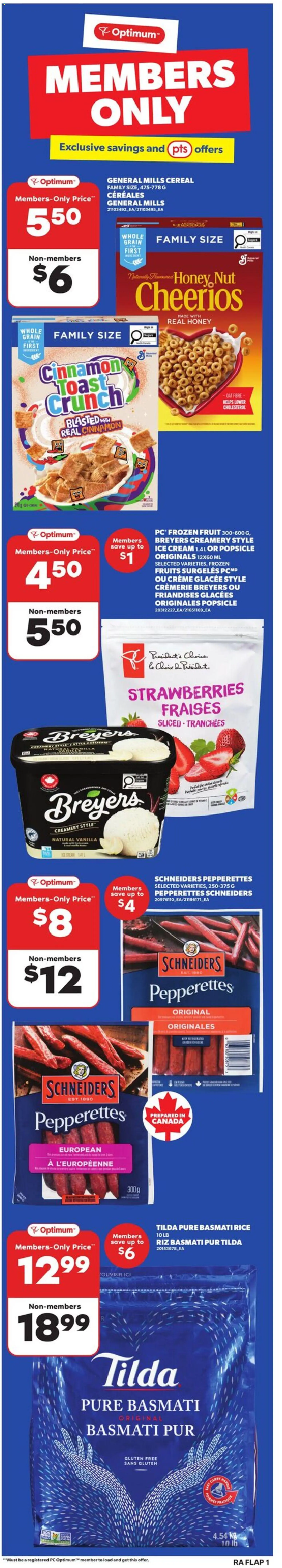 Atlantic Superstore flyer valid from 12.03.2026 | Page: 1 | Products: Strawberries, Cream, Ice cream, PC