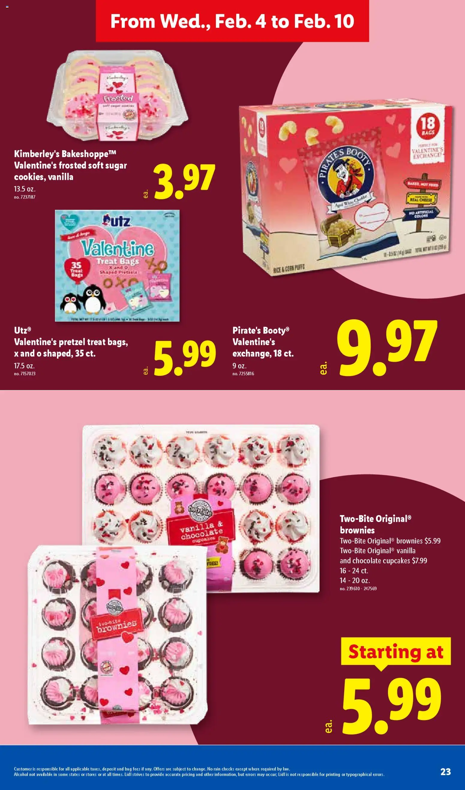 Lidl Weekly Ad - valid from 04.02.2026 | Page: 23 | Products: Chocolate, Sugar, Bag