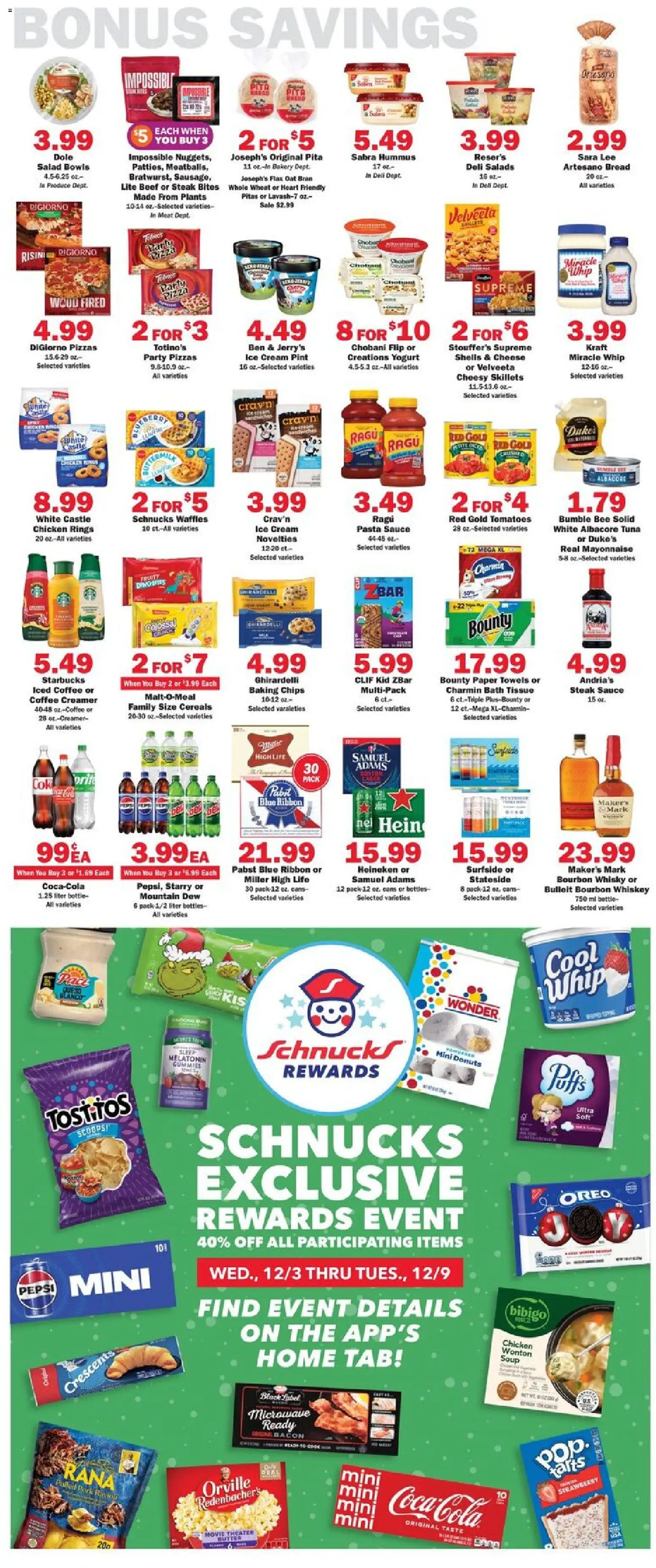 Schnucks Weekly Print Ad - IN - valid from 03.12.2025 | Page: 5 | Products: Cheese, Bread, Microwave, Cream