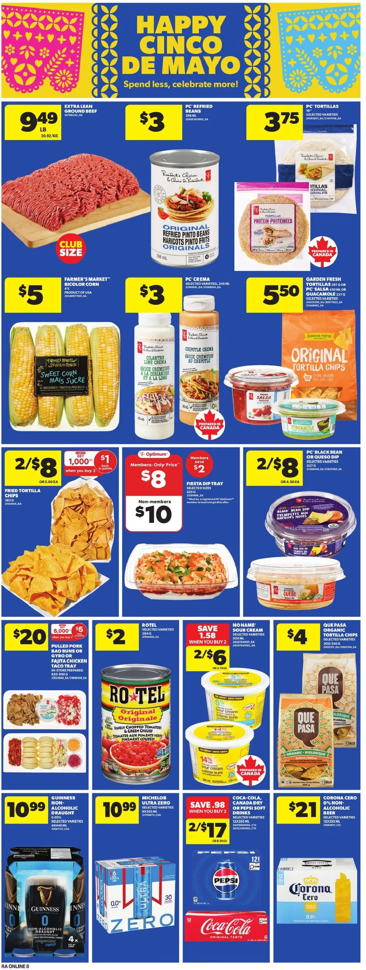 Atlantic Superstore flyer valid from 30.04.2026 | Page: 17 | Products: Sour cream, PC, Beer, Tomatoes