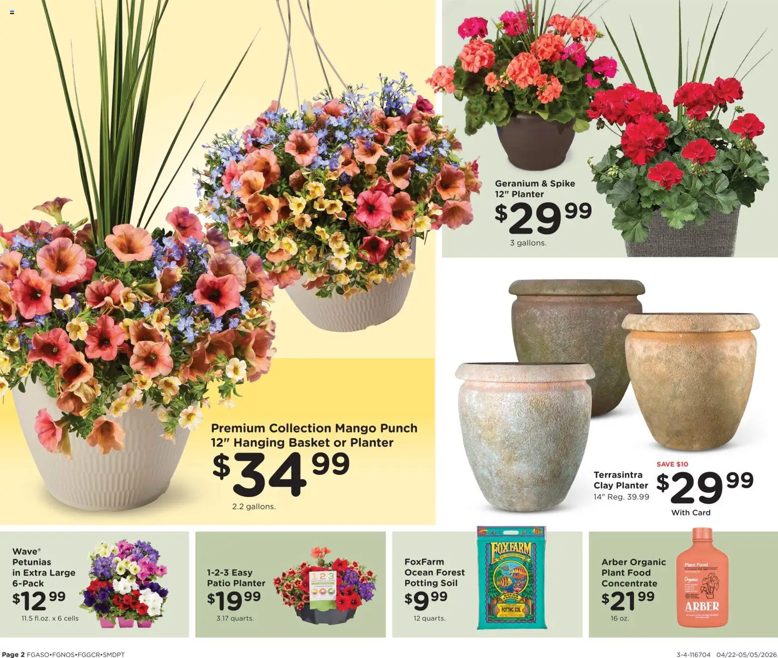 Fred Meyer Home & Apparel - valid from 22.04.2026 | Page: 2 | Products: Basket, Mango