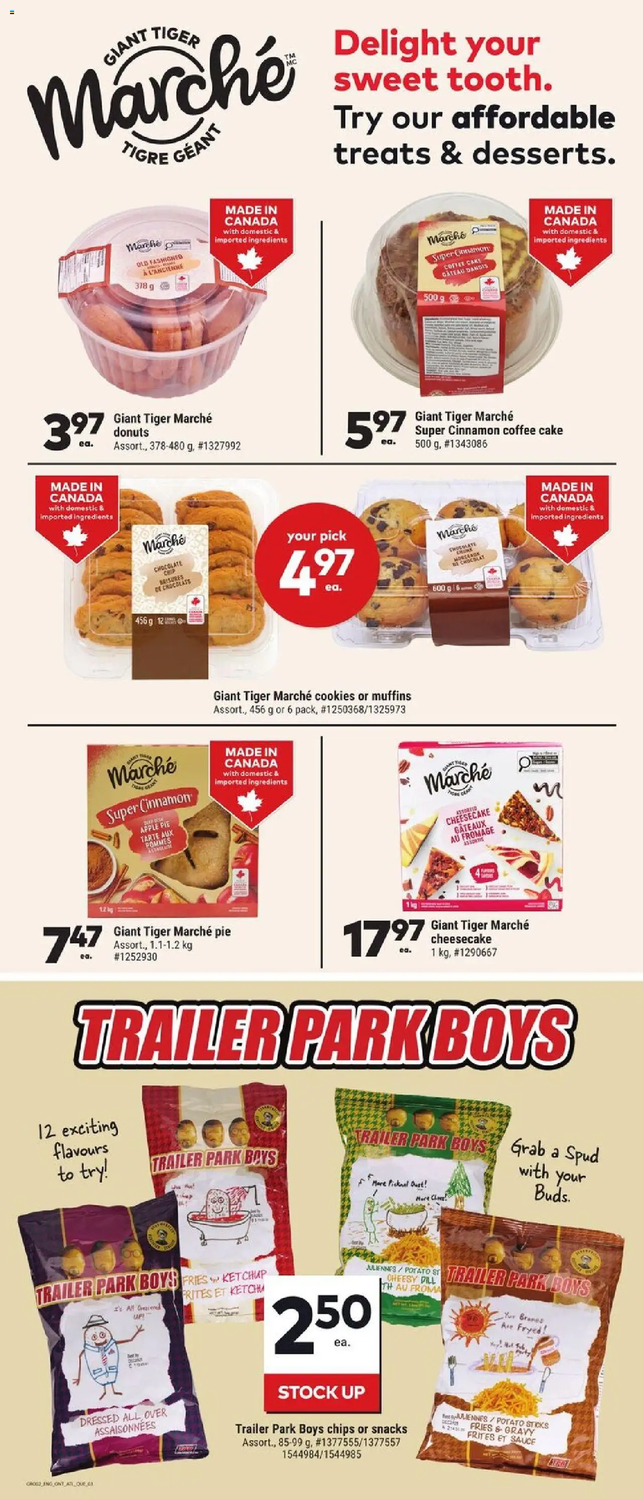 Giant Tiger flyer valid from 13.08.2025 | Page: 3 | Products: Chips, Cookies, Coffee, Chocolate