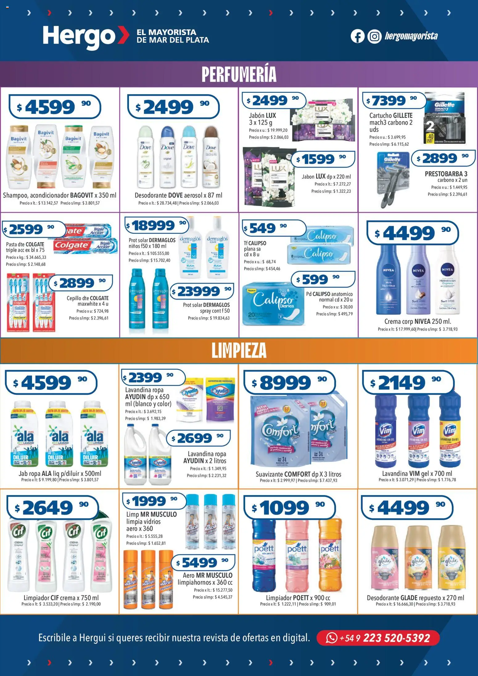 Hergo catálogo │ válido desde el 05.11.2025 | Página: 4 | Productos: Jabón, Suavizante, Pasta, Crema