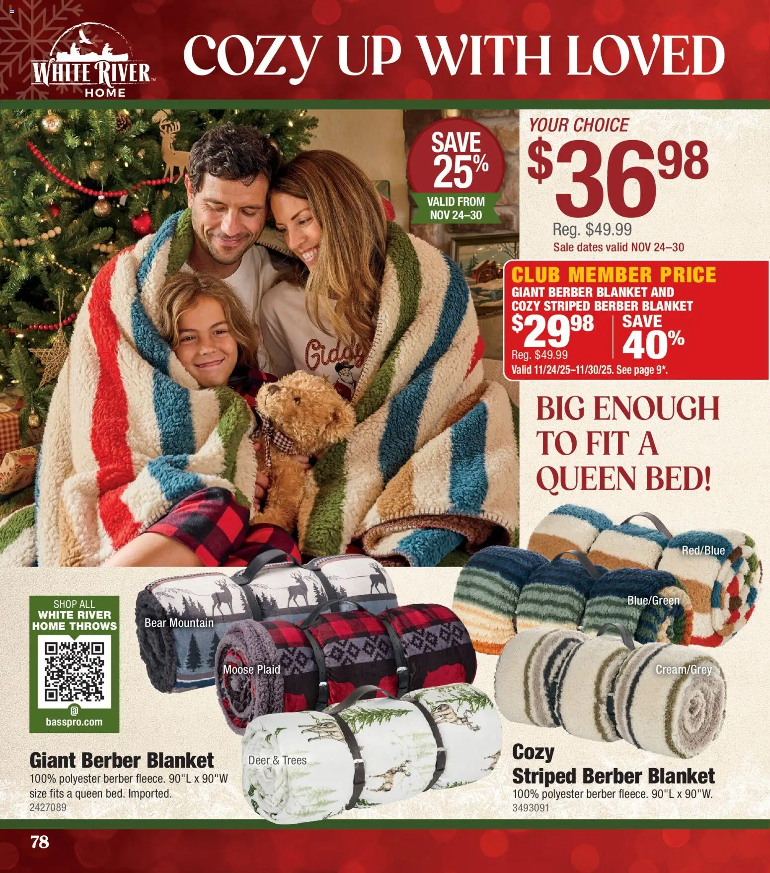 Cabela's Christmas Gift Guide 25 - valid from 01.11.2025 | Page: 78 | Products: Bed, Blanket