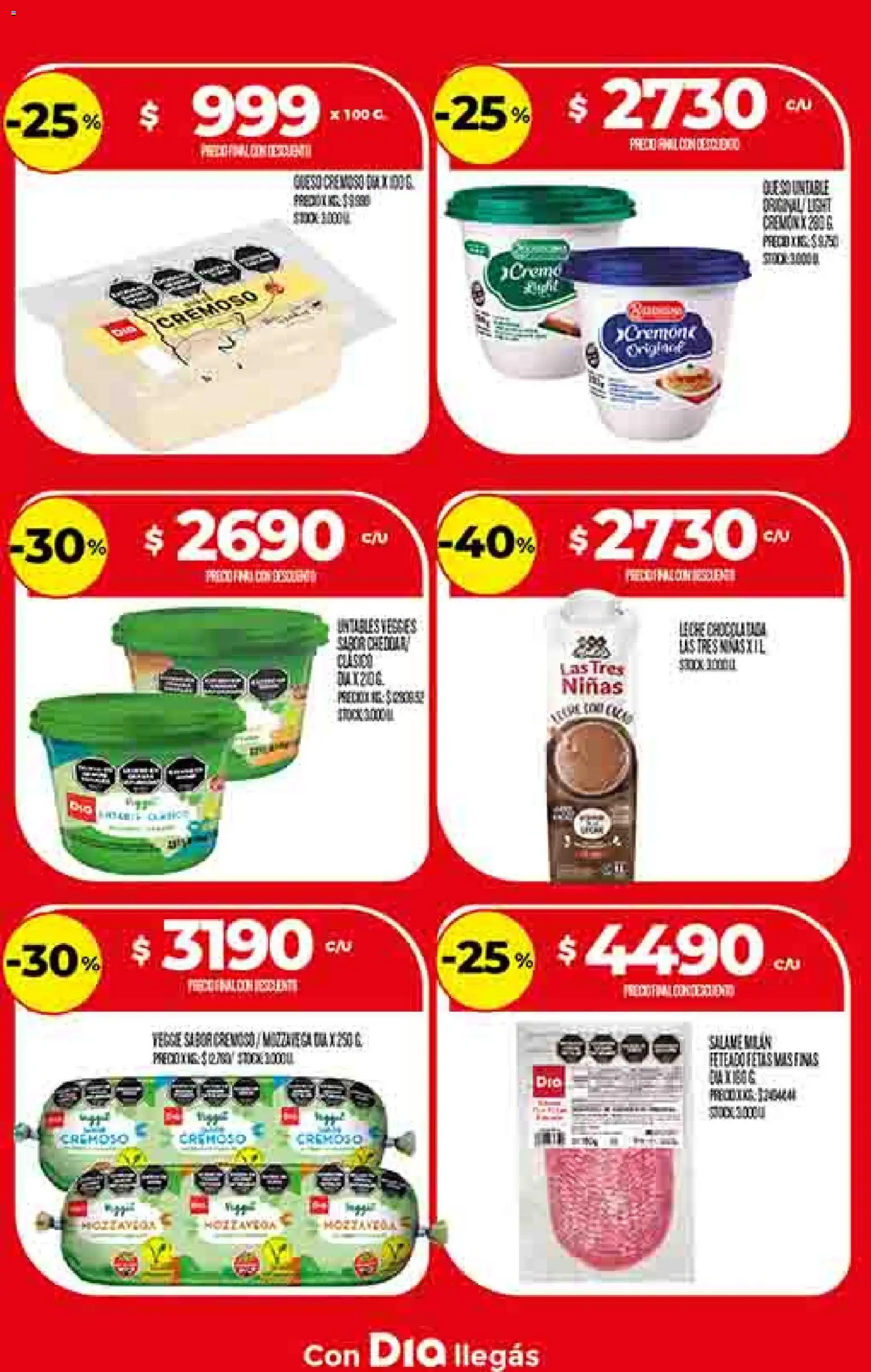 Supermercado DIA Ofertas │ válido desde el 04.03.2026 | Página: 17 | Productos: Leche, Queso