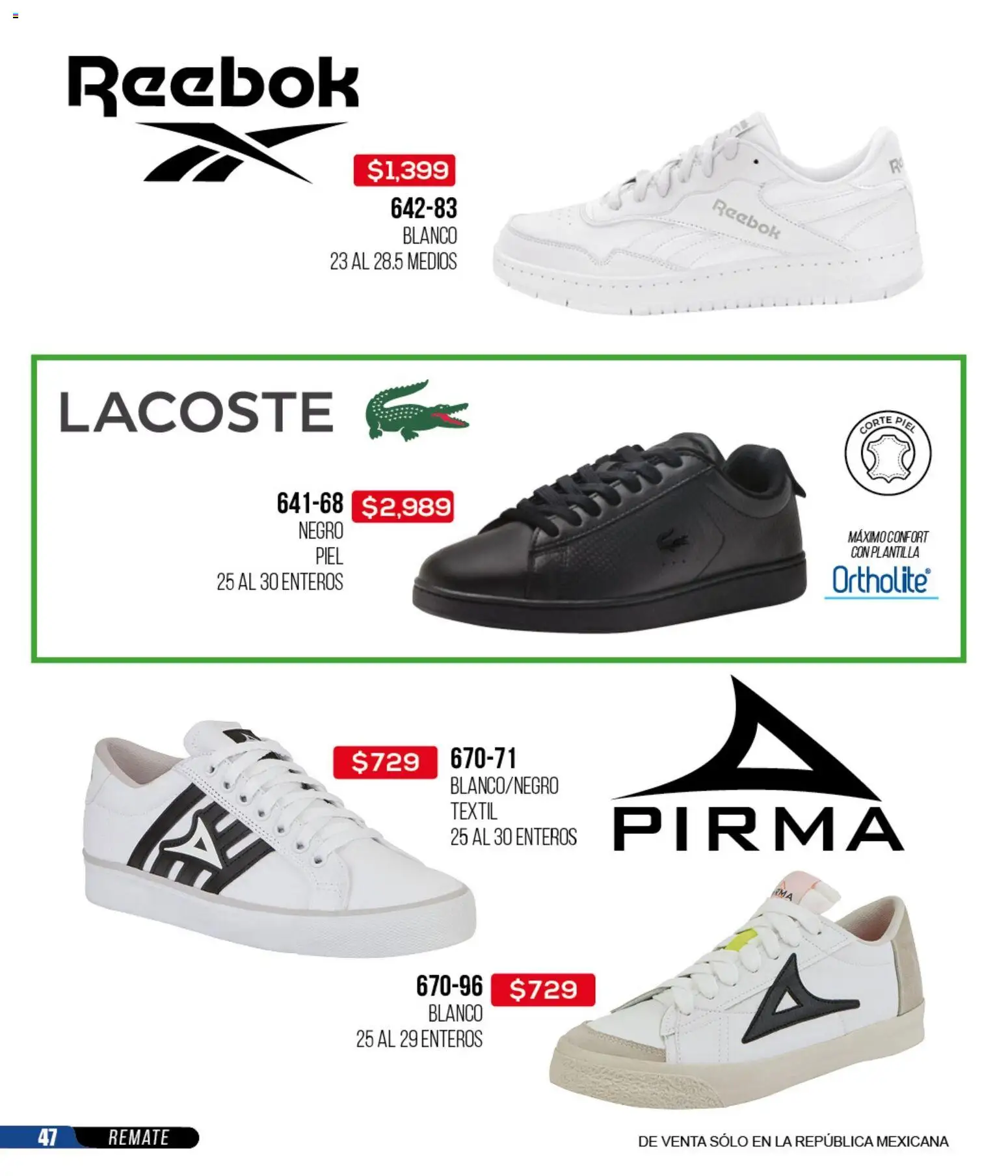 Nuevas ofertas de Cklass válidas en toda la República Mexicana desde el 14.04.2026. ¡Encuentra las mejores ofertas en Cklass catálogo 3X2 Digital Calzado! | Página: 48