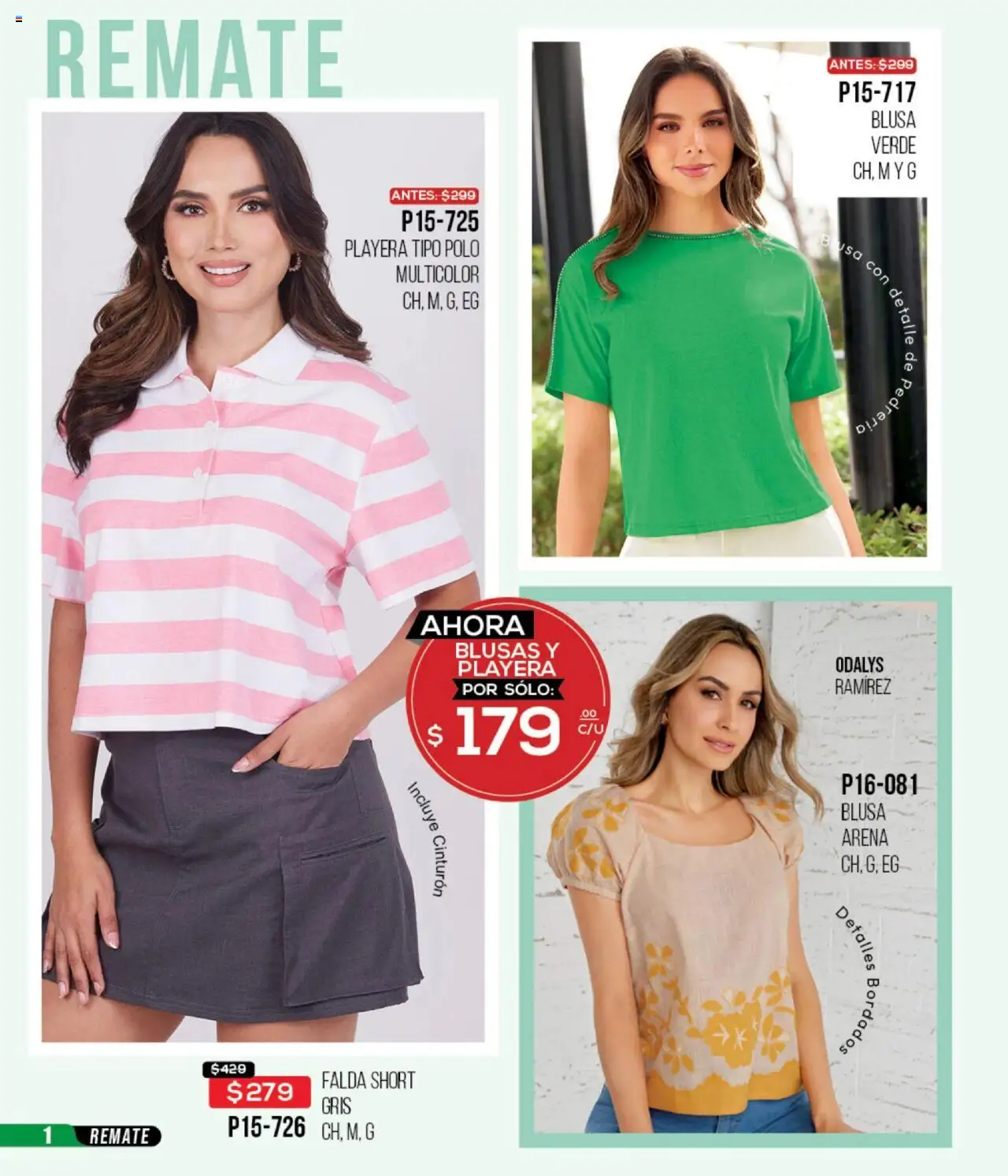 Nuevas ofertas de Cklass válidas en toda la República Mexicana desde el 13.08.2025. ¡Encuentra las mejores ofertas en Cklass - Catálogo Remate Total Ropa! | Página: 2 | Productos: Blusa, Cinturón, Playera, Falda