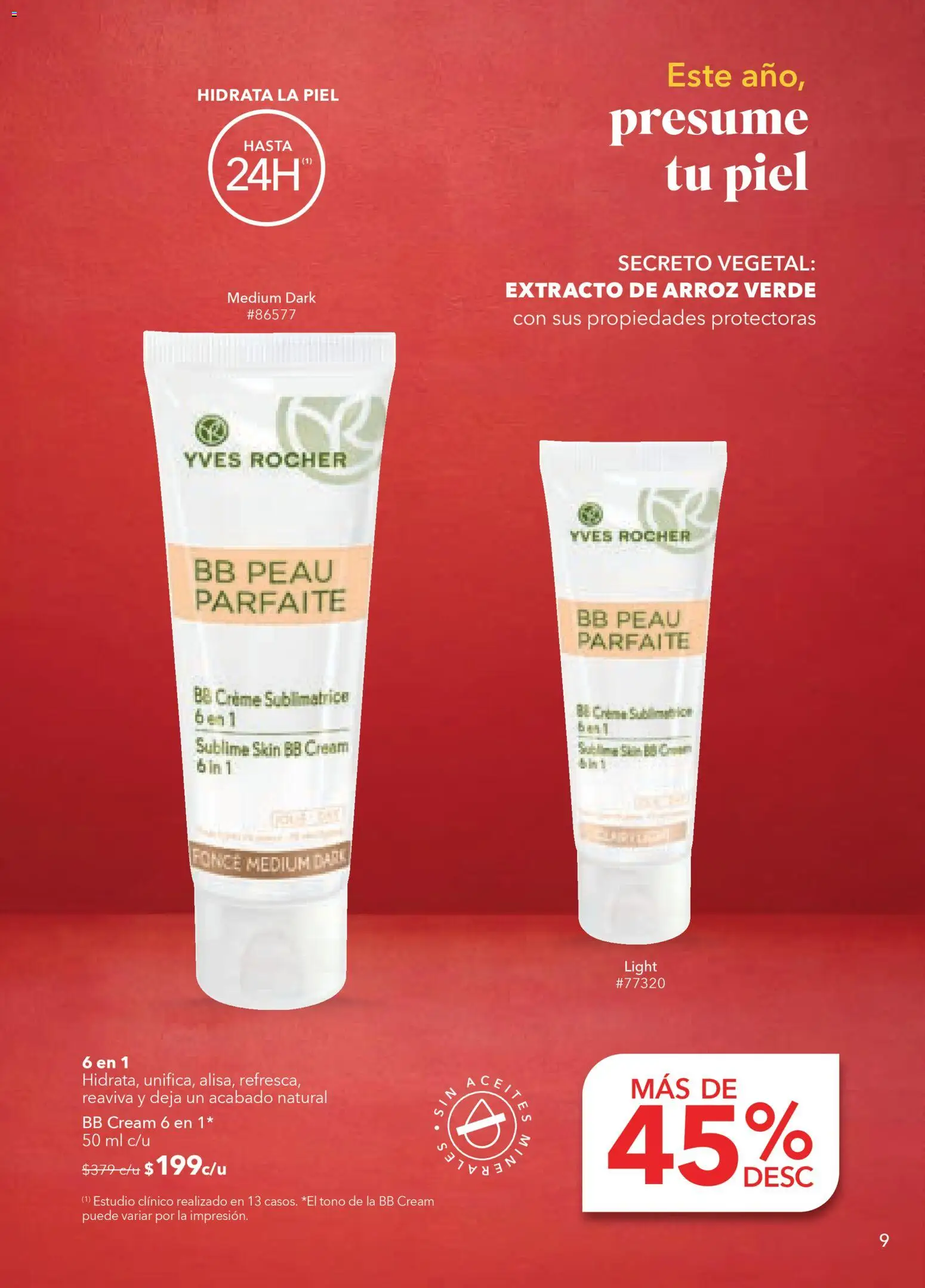 Nuevas ofertas de Yves Rocher válidas en toda la República Mexicana desde el 30.12.2025. ¡Encuentra las mejores ofertas en Yves Rocher campaña 1 2026! | Página: 9 | Productos: Arroz