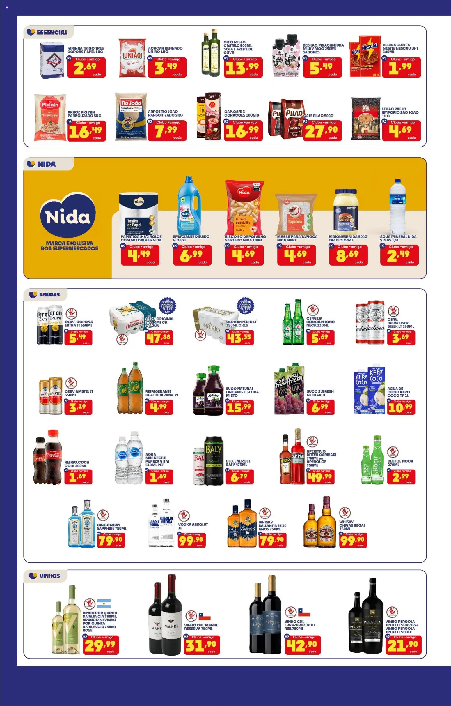 Boa Supermercados Folheto - válido de 13.03.2026 | Página: 2 | Produtos: Guaraná, Vinho, Massa, Açúcar