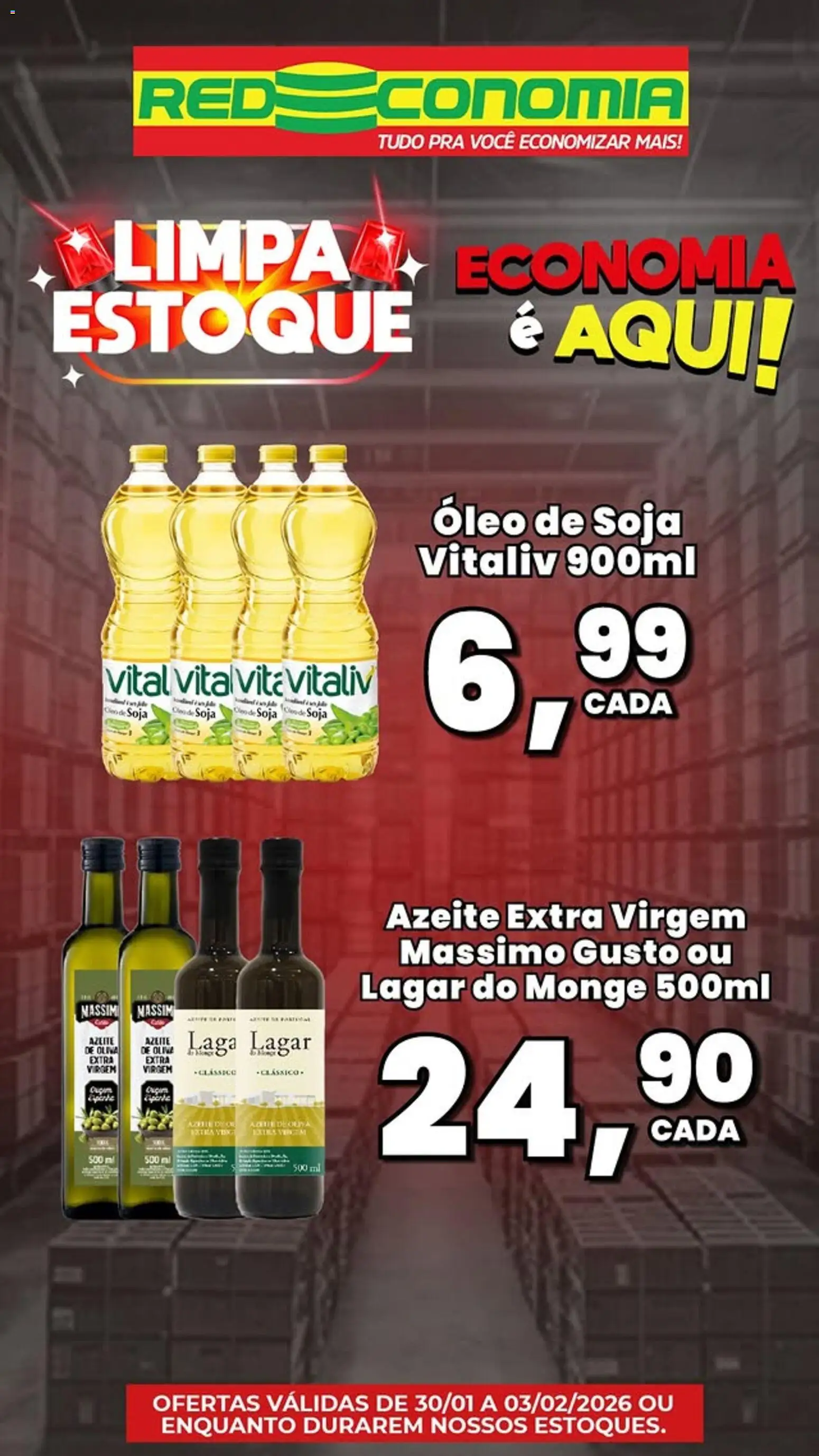 RedEconomia Folheto - válido de 30.01.2026 | Página: 3 | Produtos: Óleo, Azeite, Soja