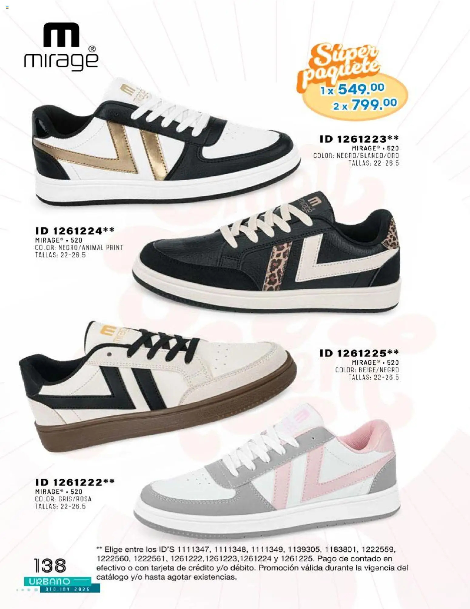 Nuevas ofertas de Price Shoes válidas en toda la República Mexicana desde el 04.12.2025. ¡Encuentra las mejores ofertas en Price Shoes catálogo Urbano! | Página: 138