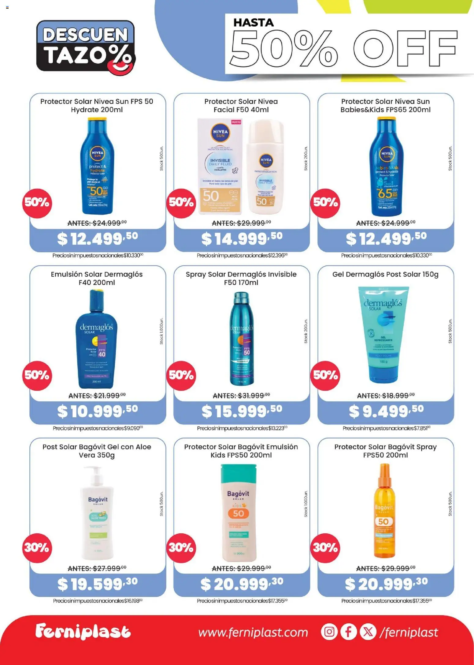 Ferniplast catálogo │ válido desde el 15.01.2026 | Página: 2 | Productos: Protector solar, Emulsión