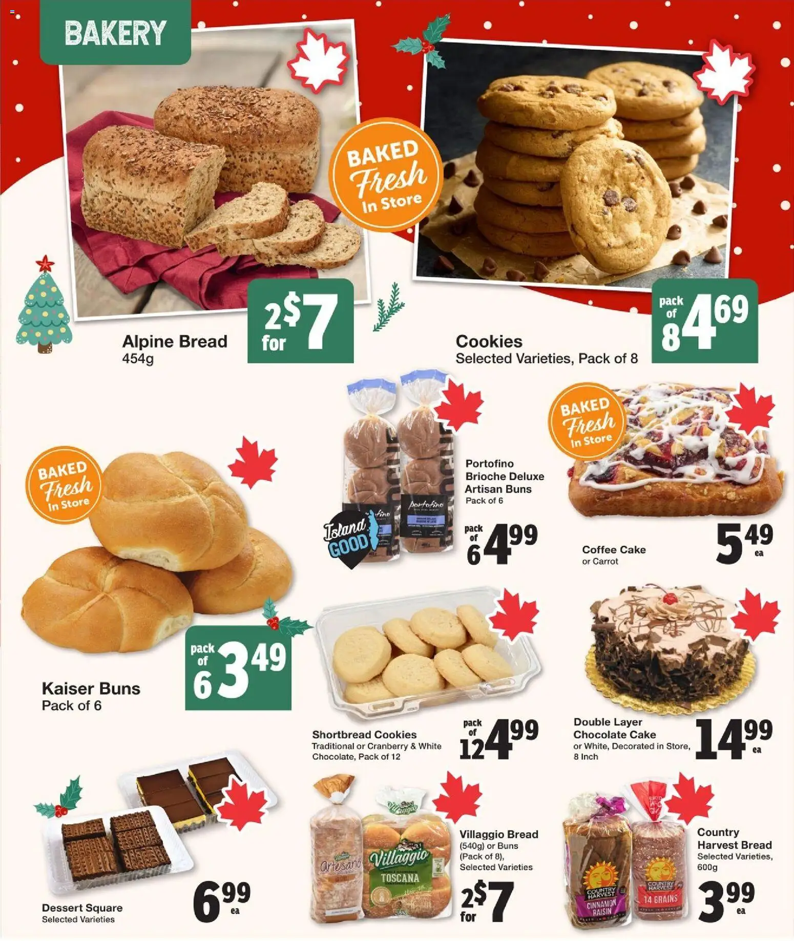 Quality Foods flyer valid from 04.12.2025 | Page: 8 | Products: Carrot, Cookies, Bread, Chocolate
