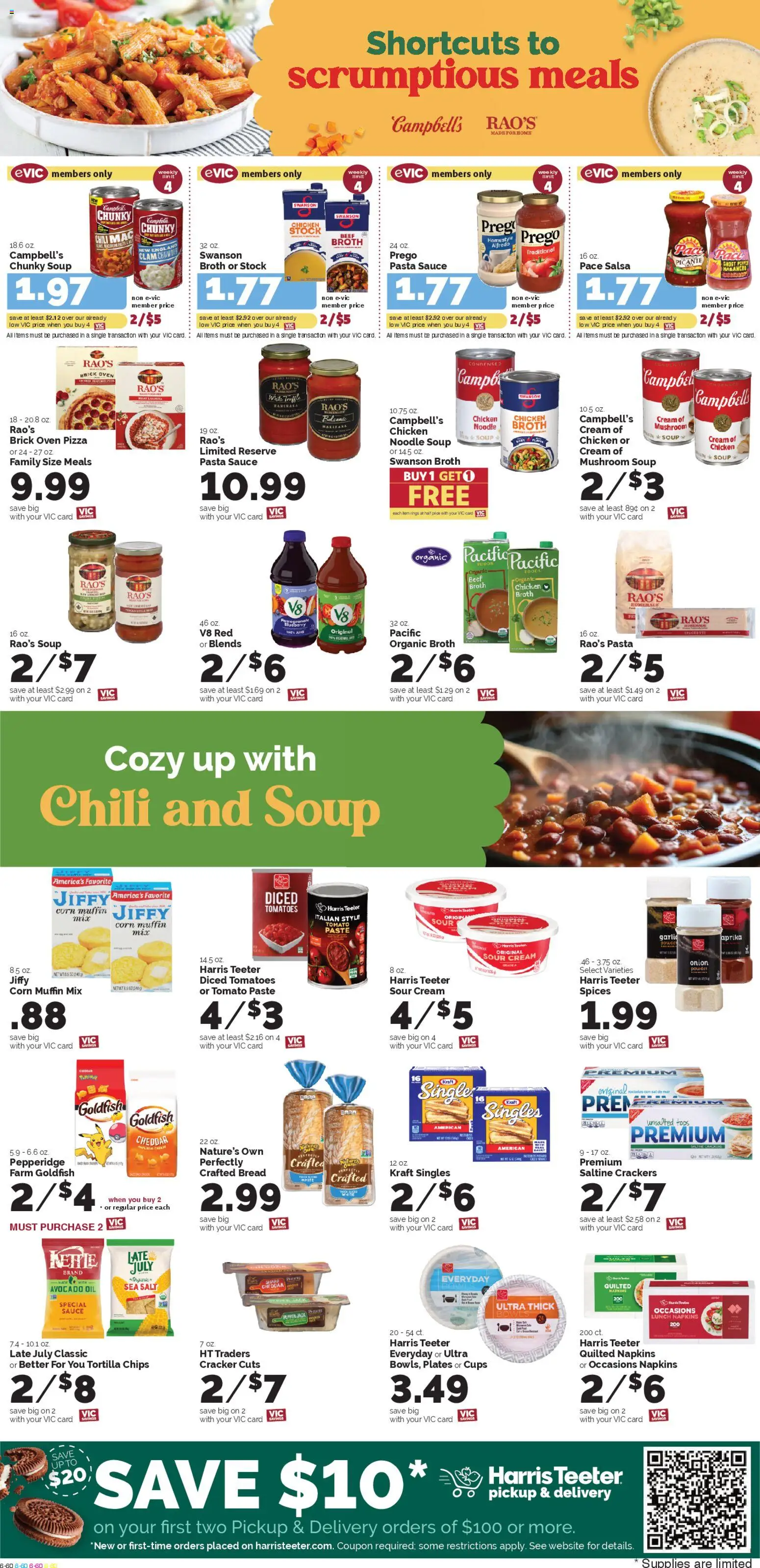 Harris Teeter Weekly Ad - valid from 25.02.2026 | Page: 11 | Products: Bread, Pizza, Beef, Sauce