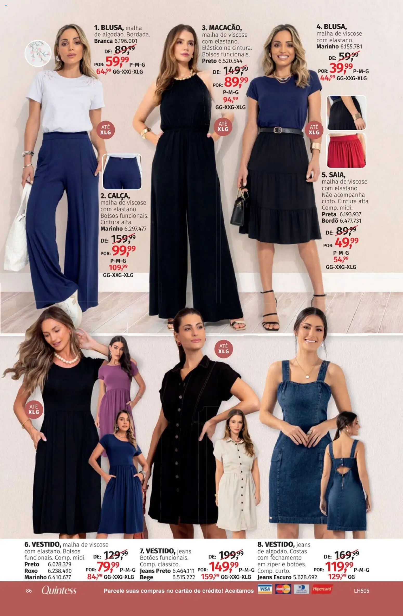 Quatro Estações Folheto - válido de 01.04.2026 | Página: 86 | Produtos: Jeans