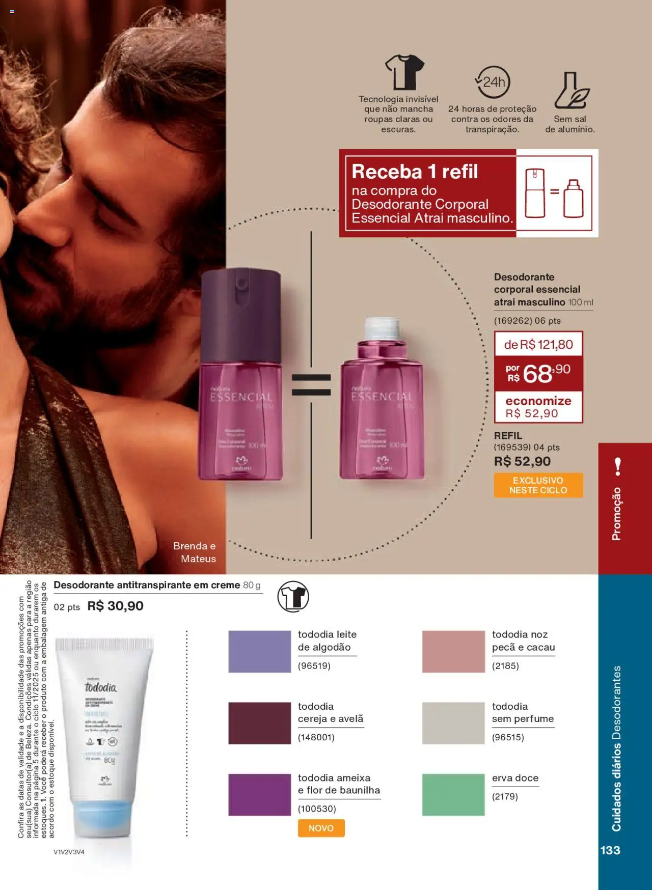 Natura Folheto - válido de 15.06.2025 | Página: 133 | Produtos: Cereja, Perfume, Creme, Sal