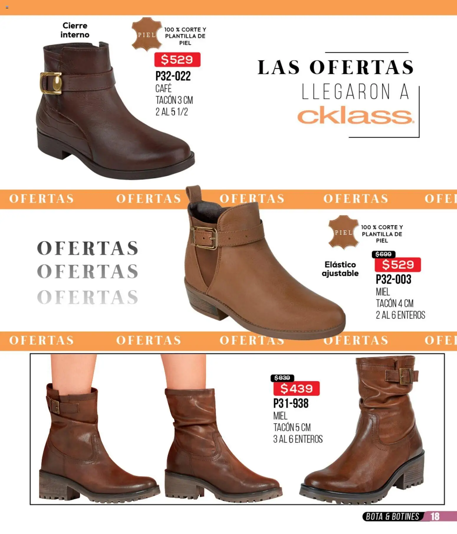 Nuevas ofertas de Cklass válidas en toda la República Mexicana desde el 12.01.2026. ¡Encuentra las mejores ofertas en Cklass catálogo Mega Ofertas Ropa! | Página: 182 | Productos: Café, Botines