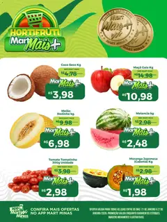 Mart Minas - Ofertas Hortifruti - Pré-Visualização do folheto da loja Mart Minas, válido de 21.01.2026