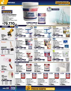 Construmart ofertas  válido desde el 01.11.2025 | Página: 22 | Productos: Agua, Cinta, Mate, Crema